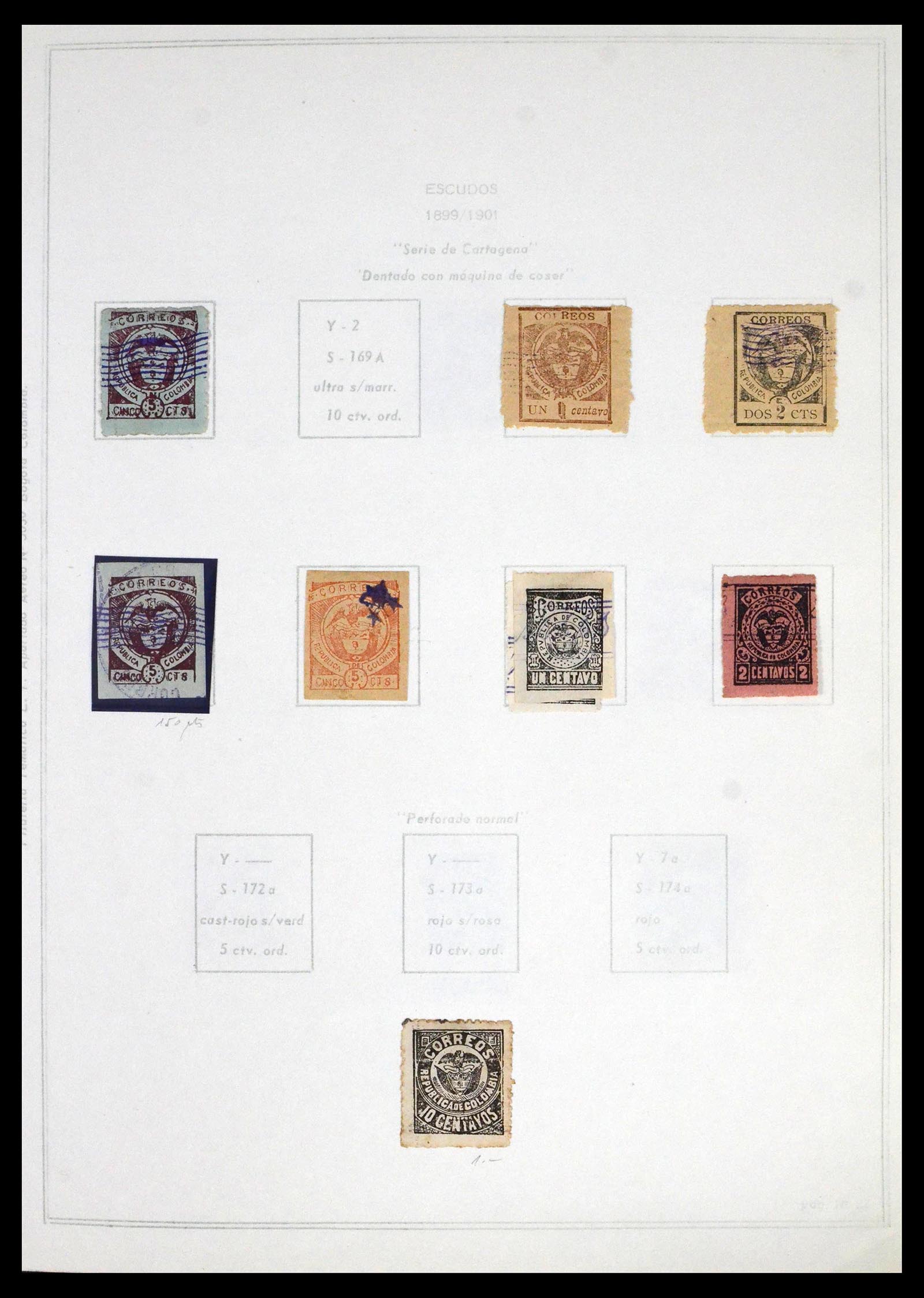 39220 0020 - Stamp collection 39220 Colombia 1868-1992.