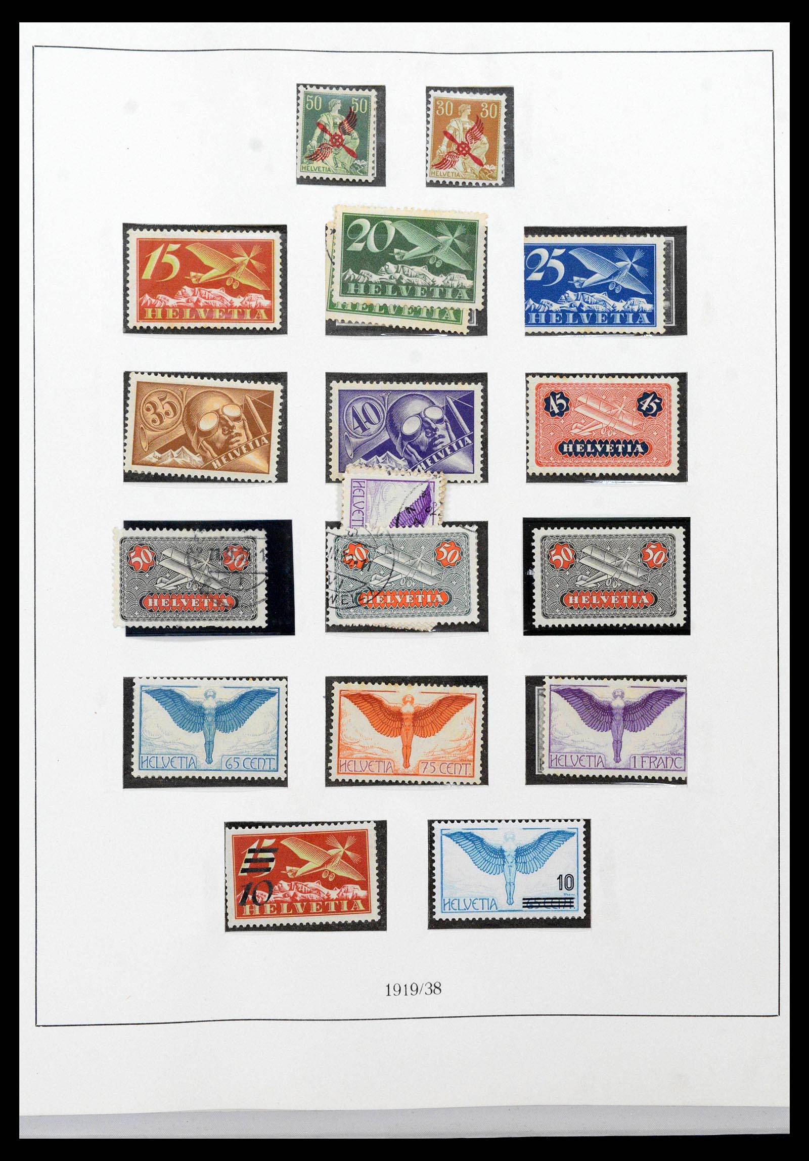 39235 0061 - Stamp collection 39235 Switzerland 1843-1960.