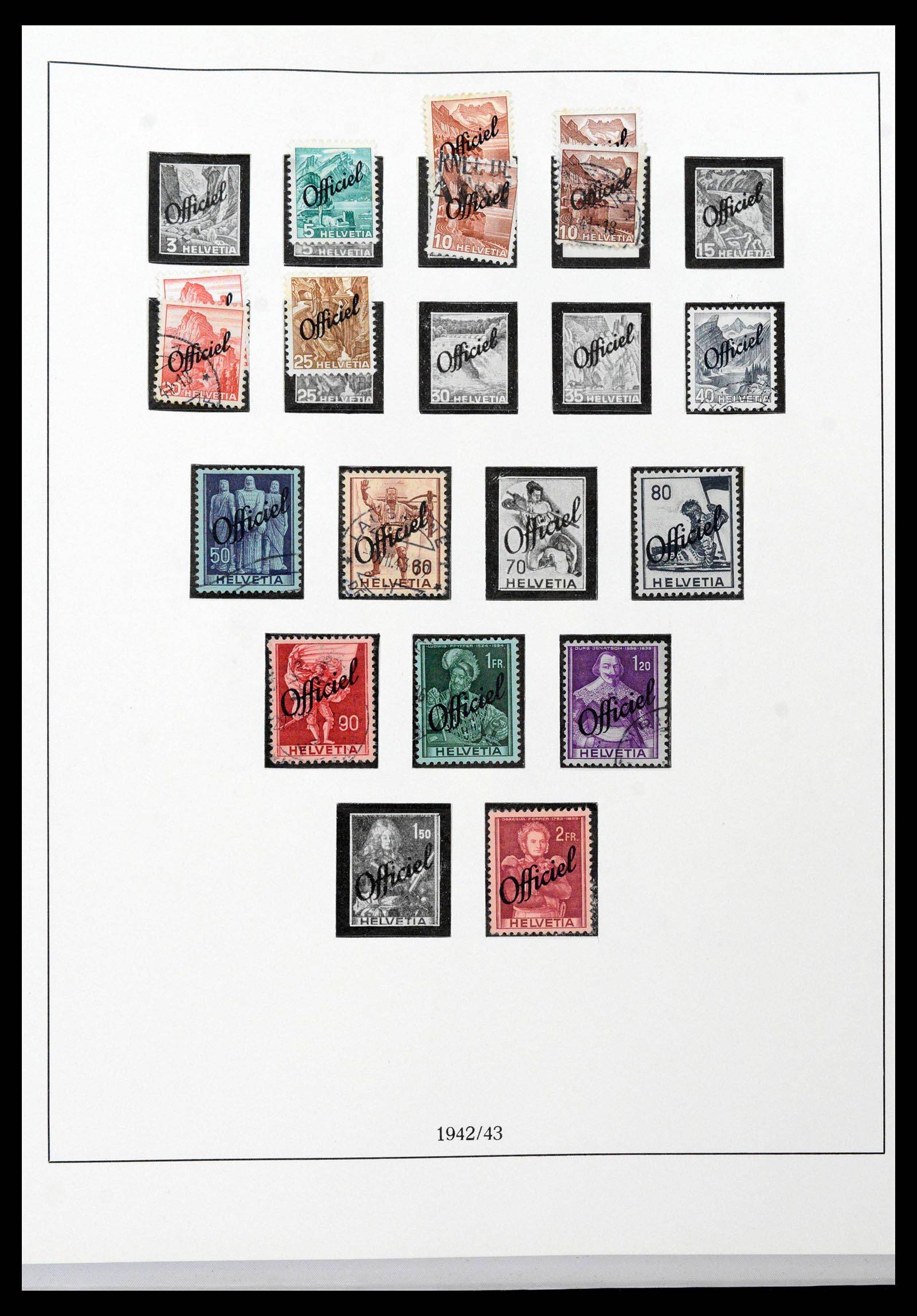 39235 0068 - Stamp collection 39235 Switzerland 1843-1960.