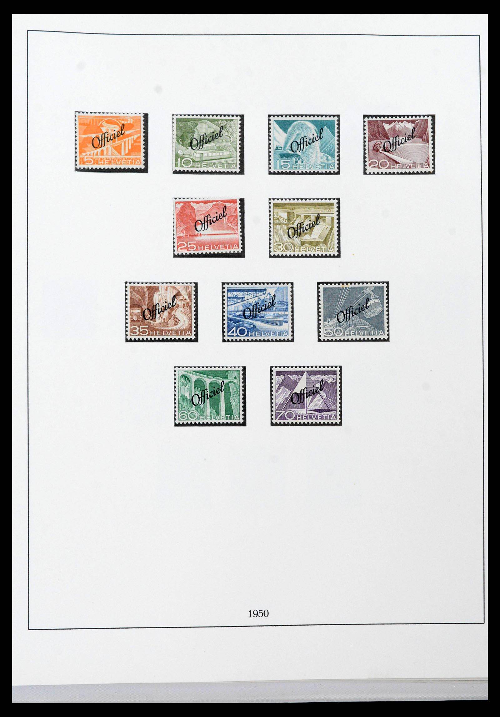 39235 0069 - Stamp collection 39235 Switzerland 1843-1960.