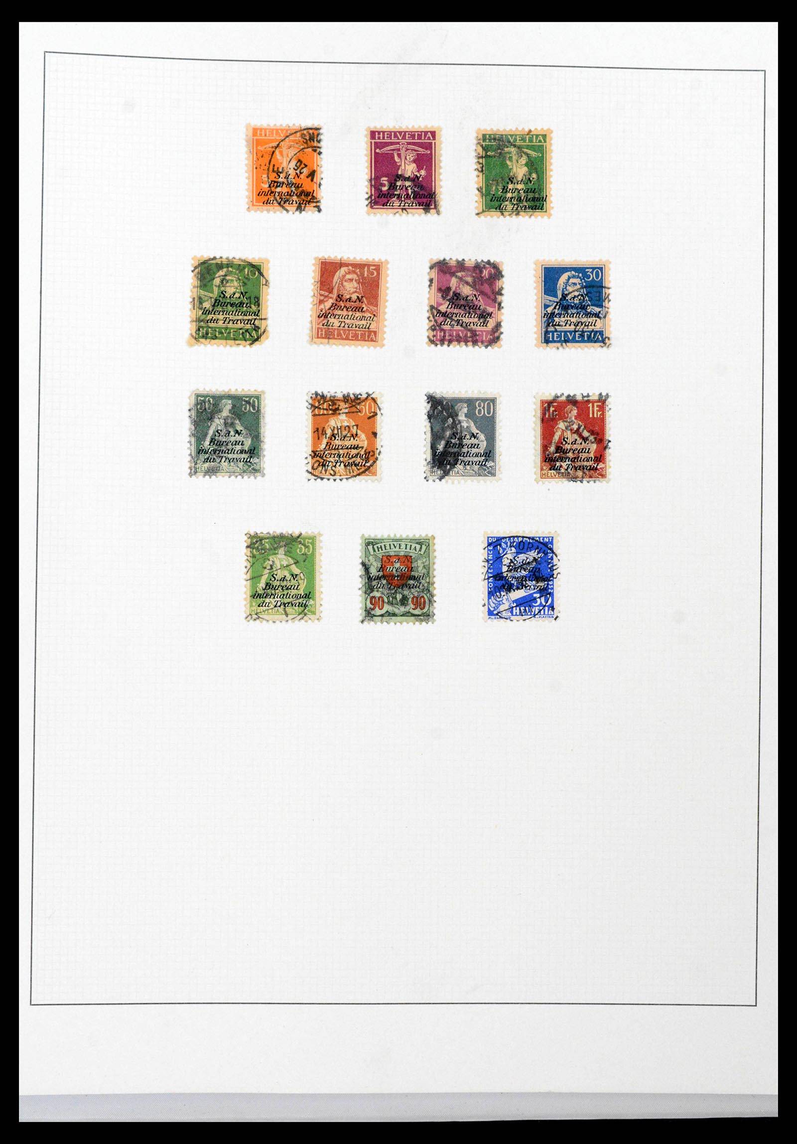 39235 0071 - Stamp collection 39235 Switzerland 1843-1960.