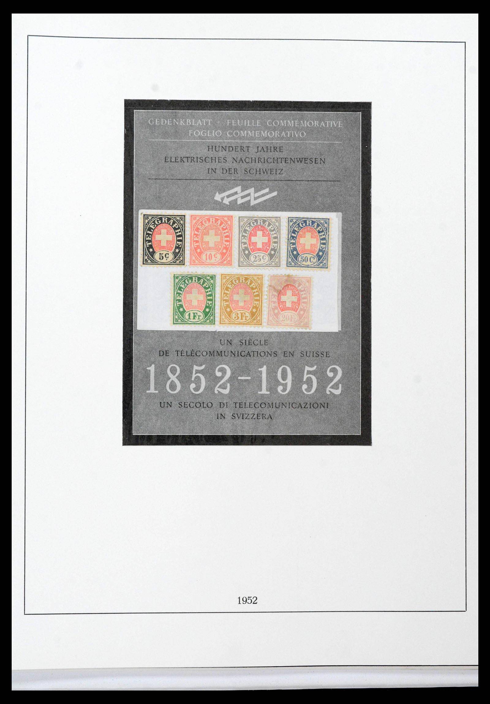 39235 0080 - Stamp collection 39235 Switzerland 1843-1960.