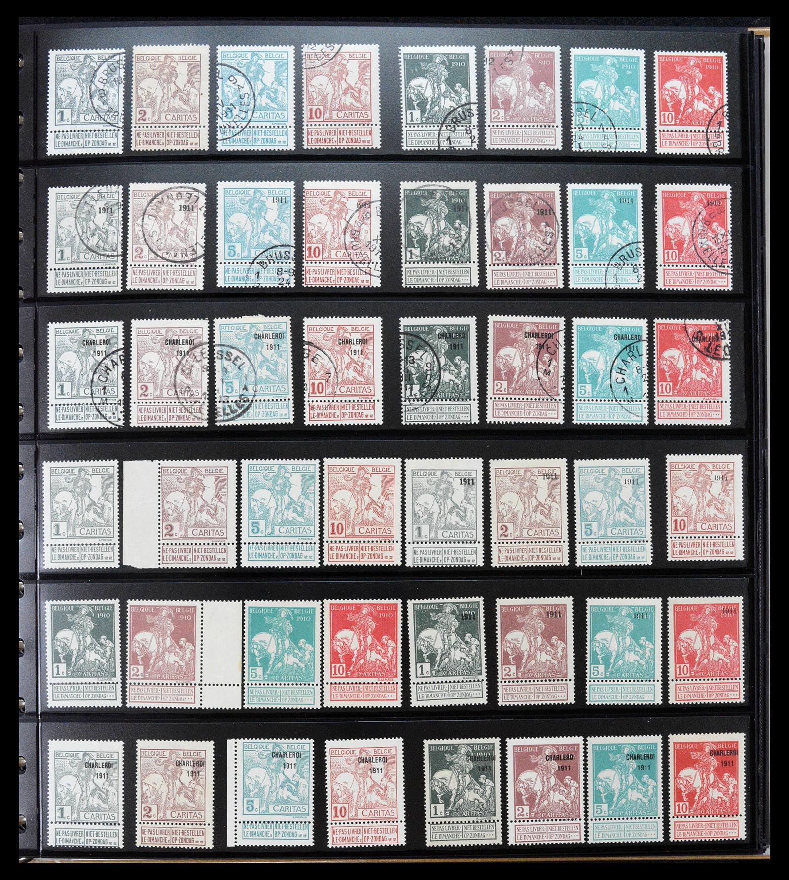 39253 0001 - Stamp collection 39253 Belgium 1894-1942.