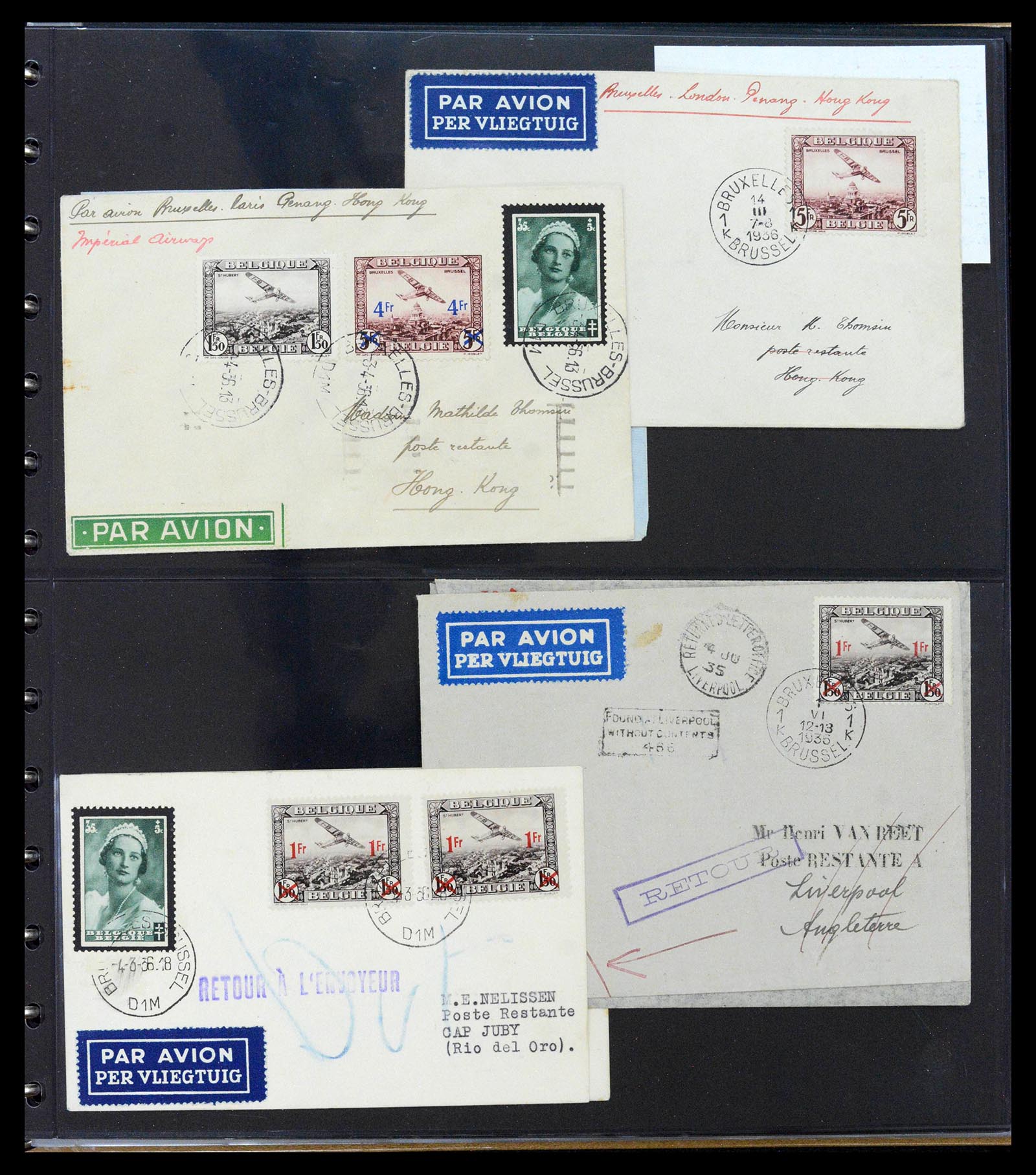 39253 0015 - Stamp collection 39253 Belgium 1894-1942.