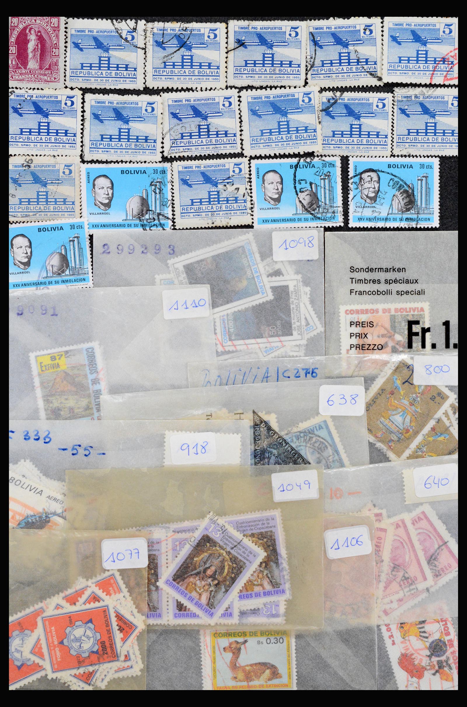 39269 0001 - Stamp collection 39269 Bolivia 1880-1970.