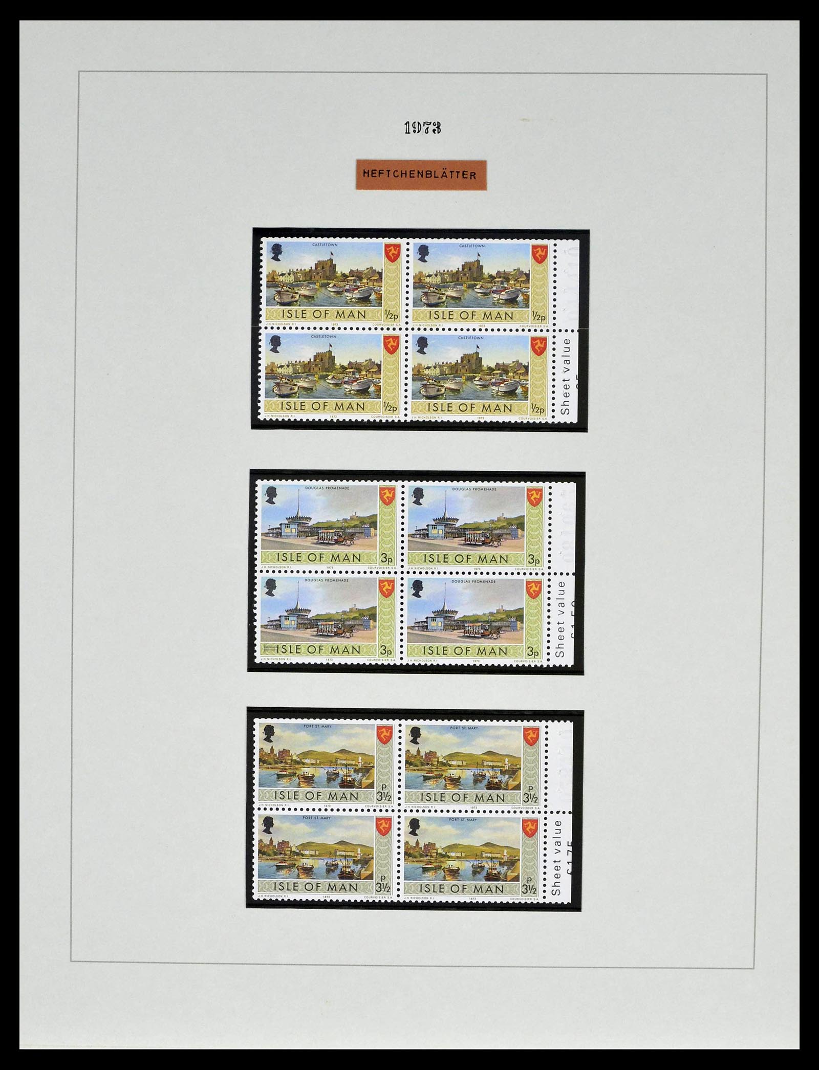 39273 0109 - Stamp collection 39273 Channel Islands 1941-1982.