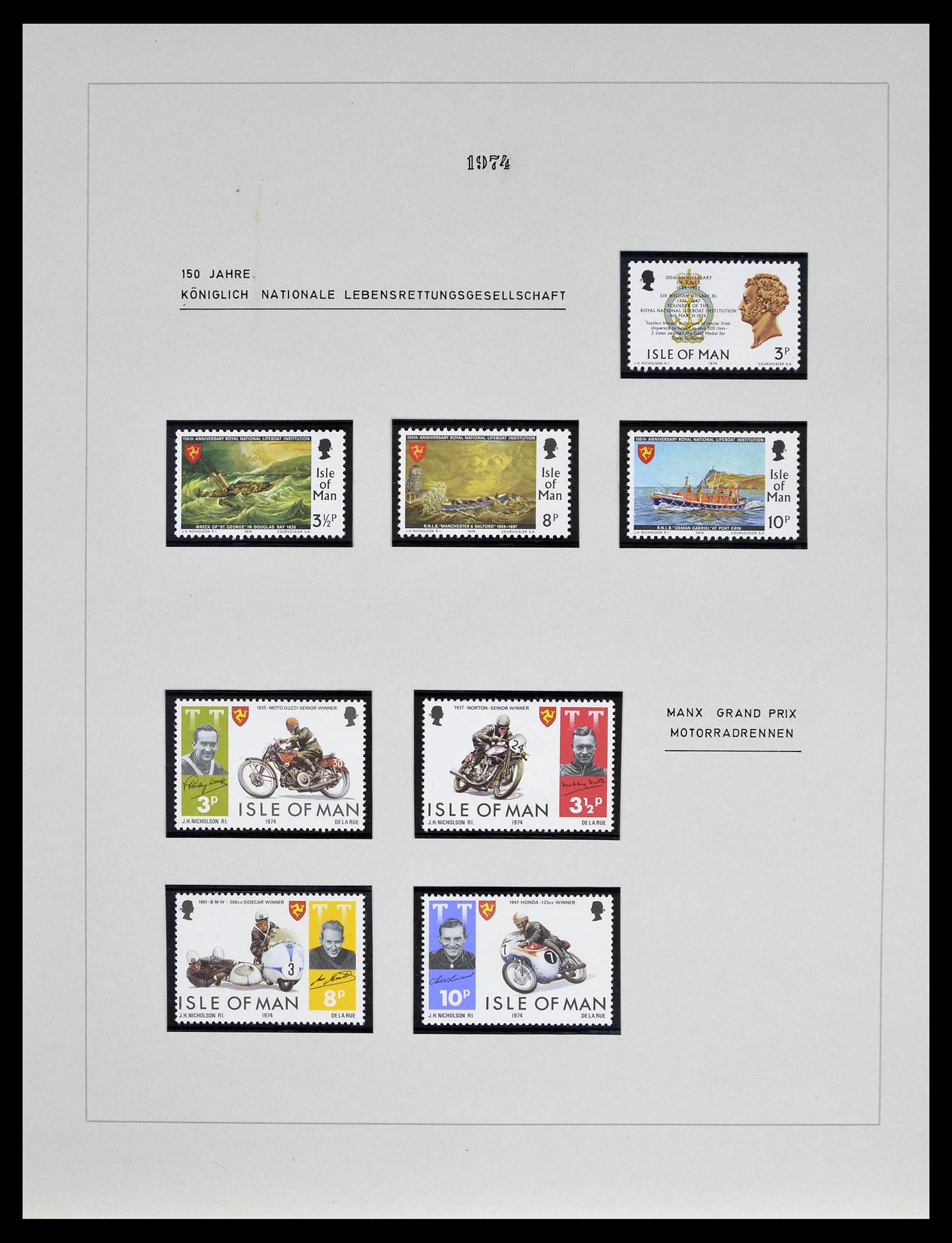 39273 0112 - Stamp collection 39273 Channel Islands 1941-1982.