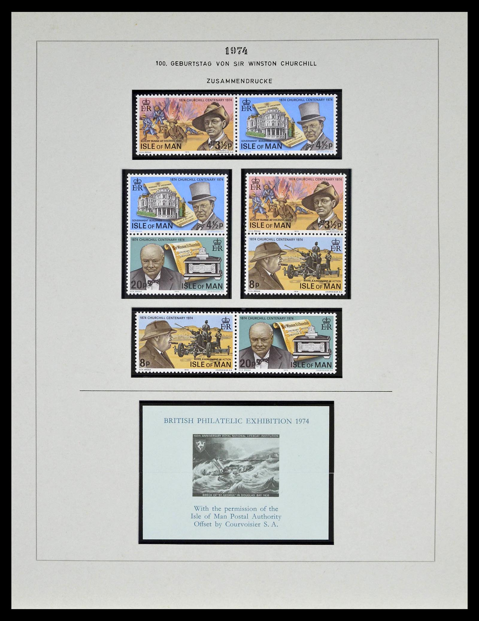 39273 0116 - Stamp collection 39273 Channel Islands 1941-1982.