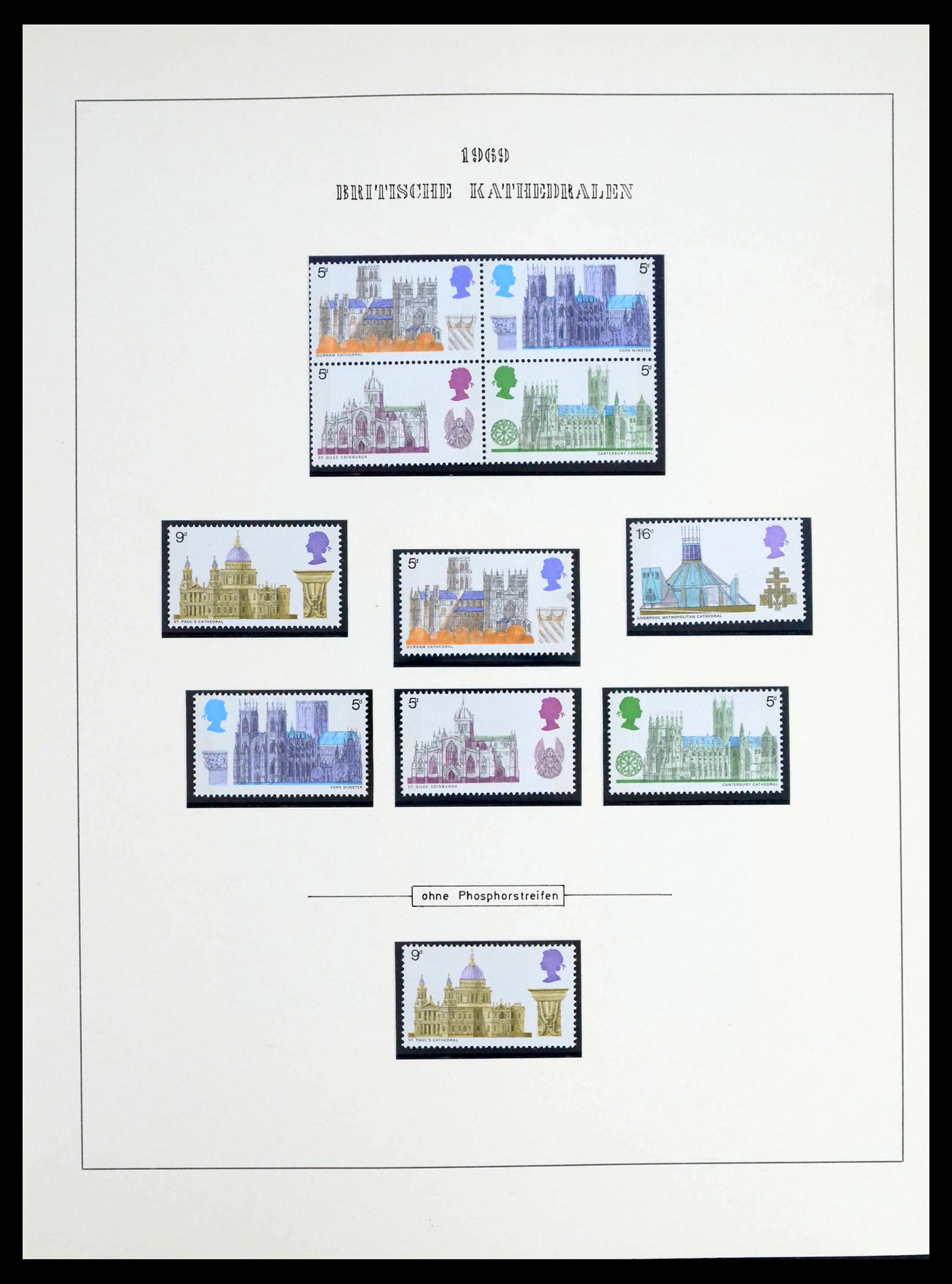 39274 0061 - Postzegelverzameling 39274 Engeland 1952-1992.