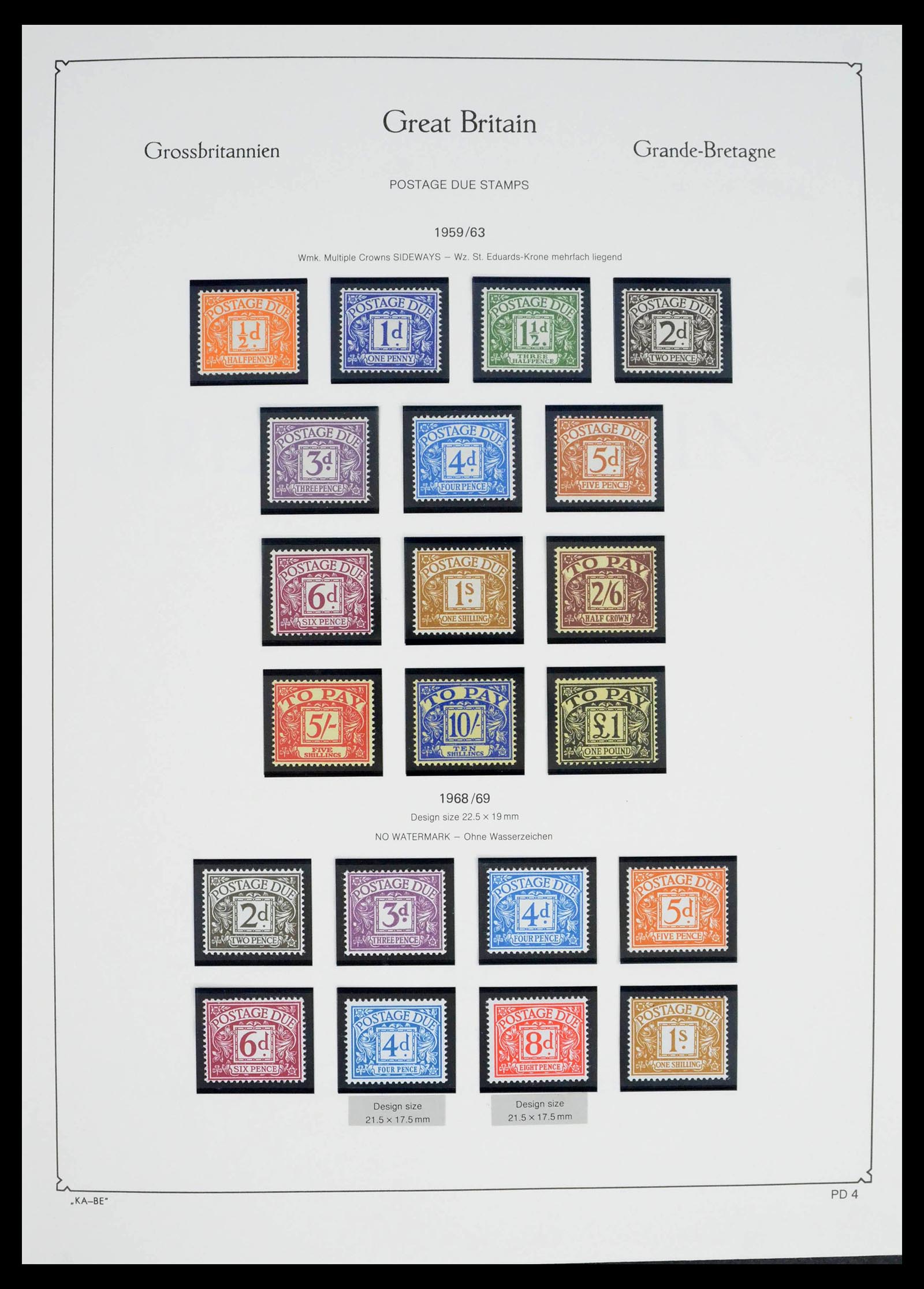 39274 0068 - Postzegelverzameling 39274 Engeland 1952-1992.