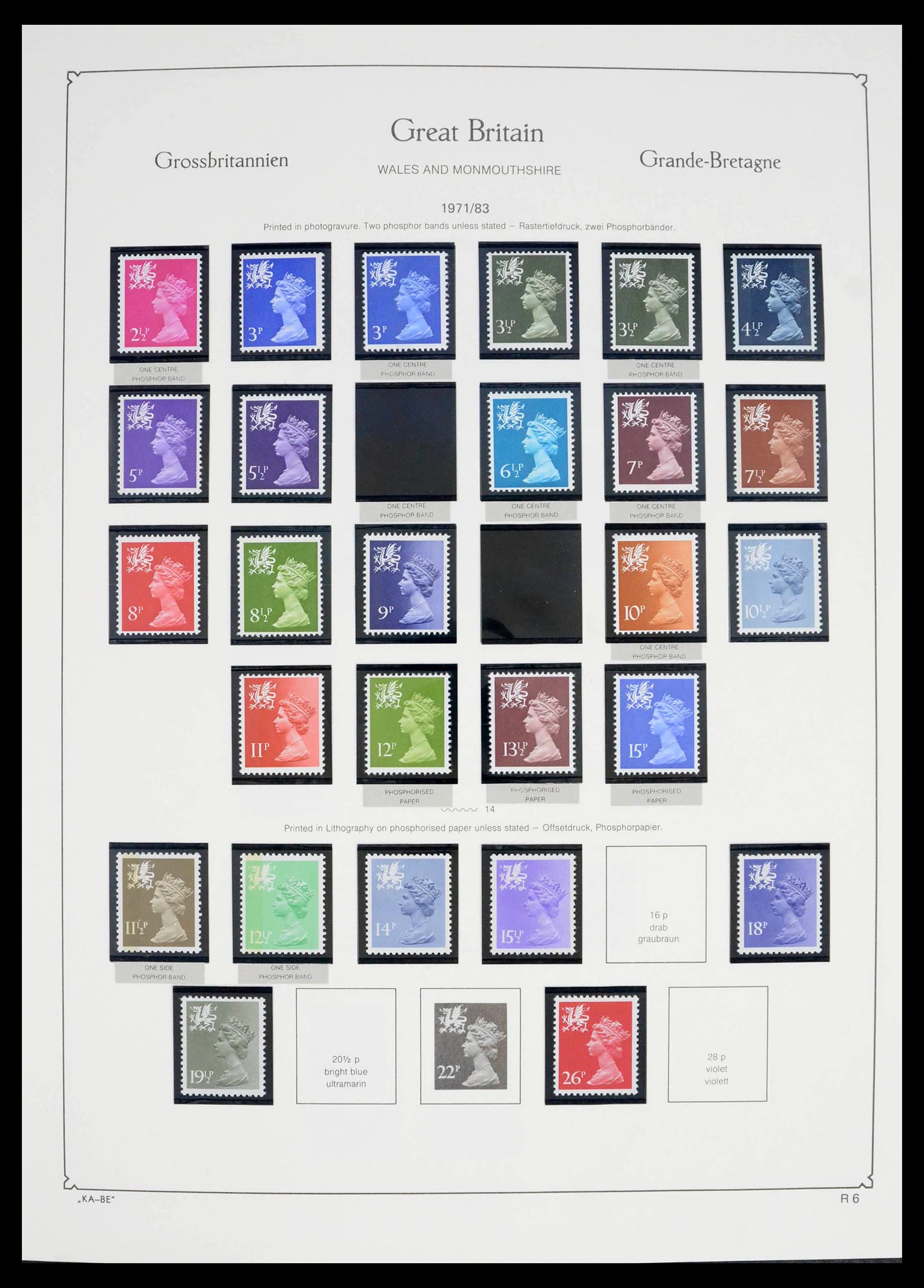 39274 0075 - Postzegelverzameling 39274 Engeland 1952-1992.