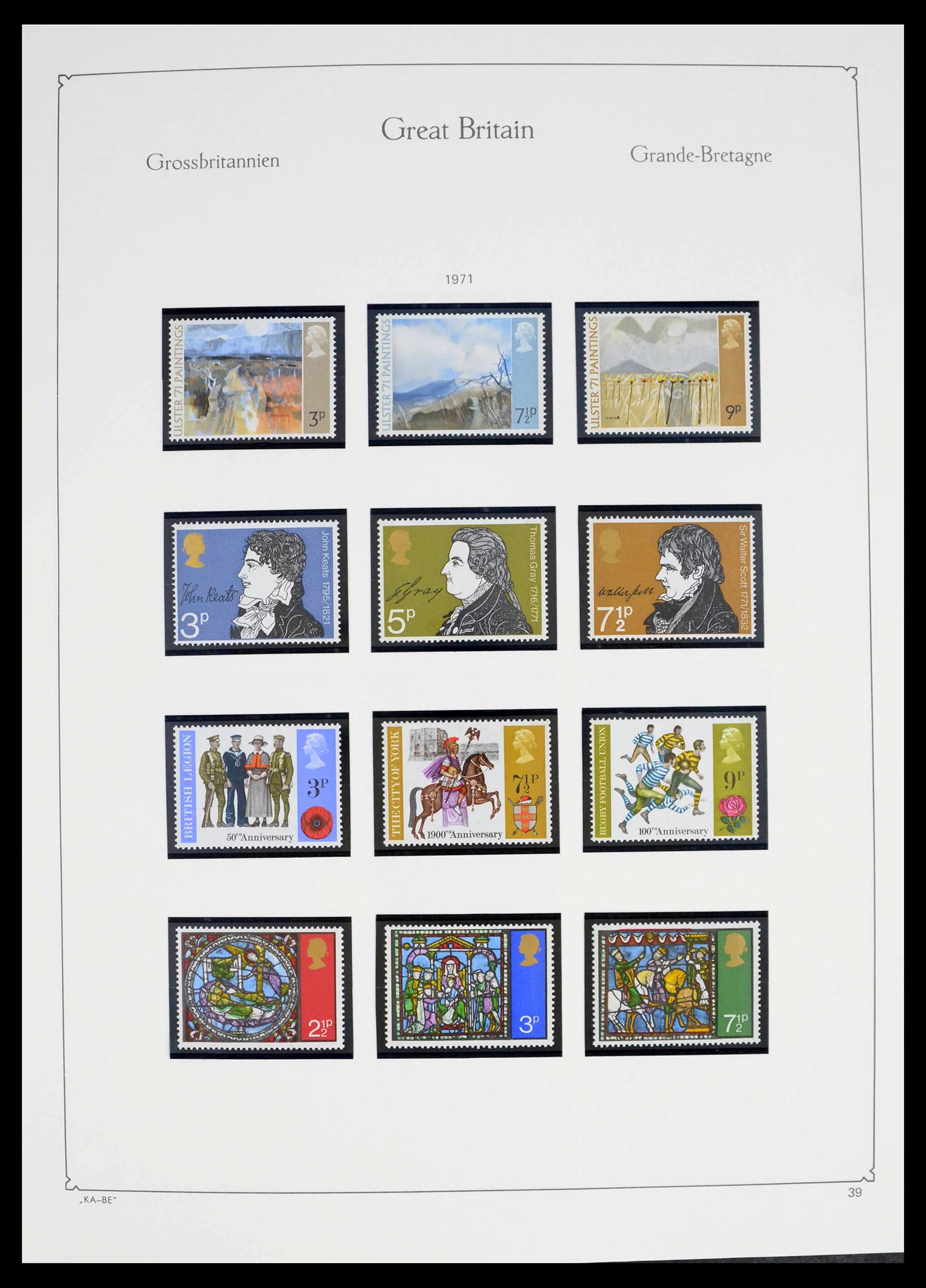39274 0079 - Postzegelverzameling 39274 Engeland 1952-1992.