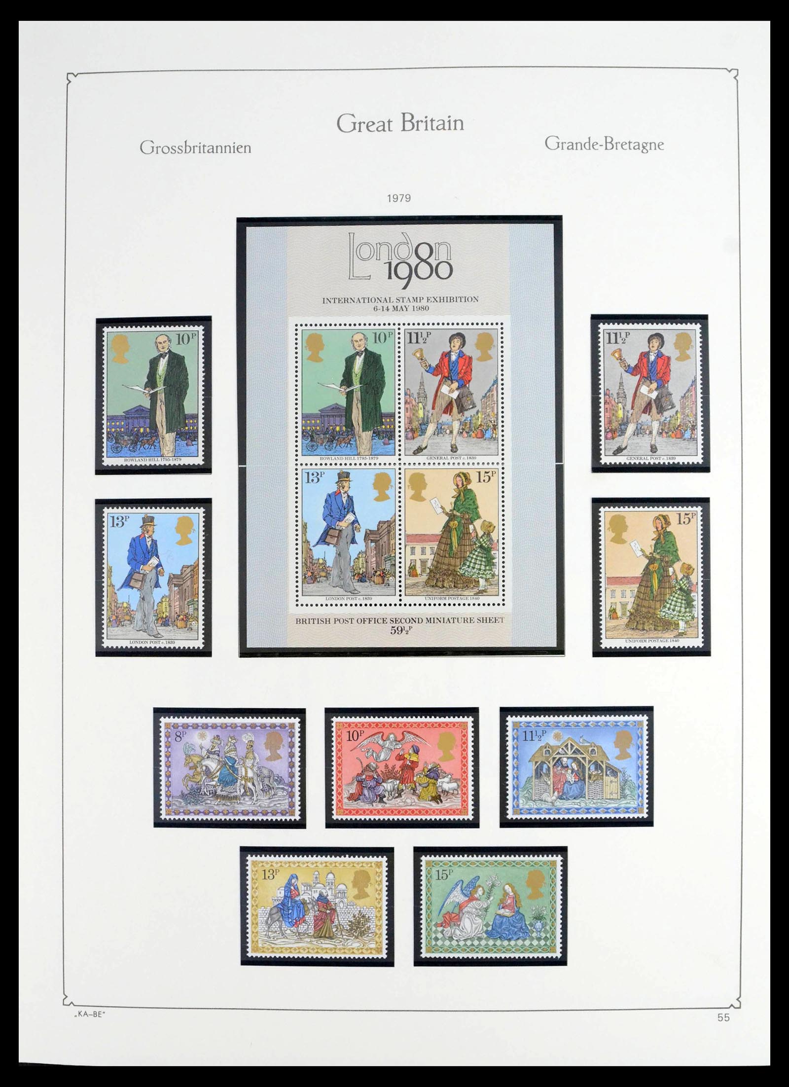 39274 0101 - Postzegelverzameling 39274 Engeland 1952-1992.