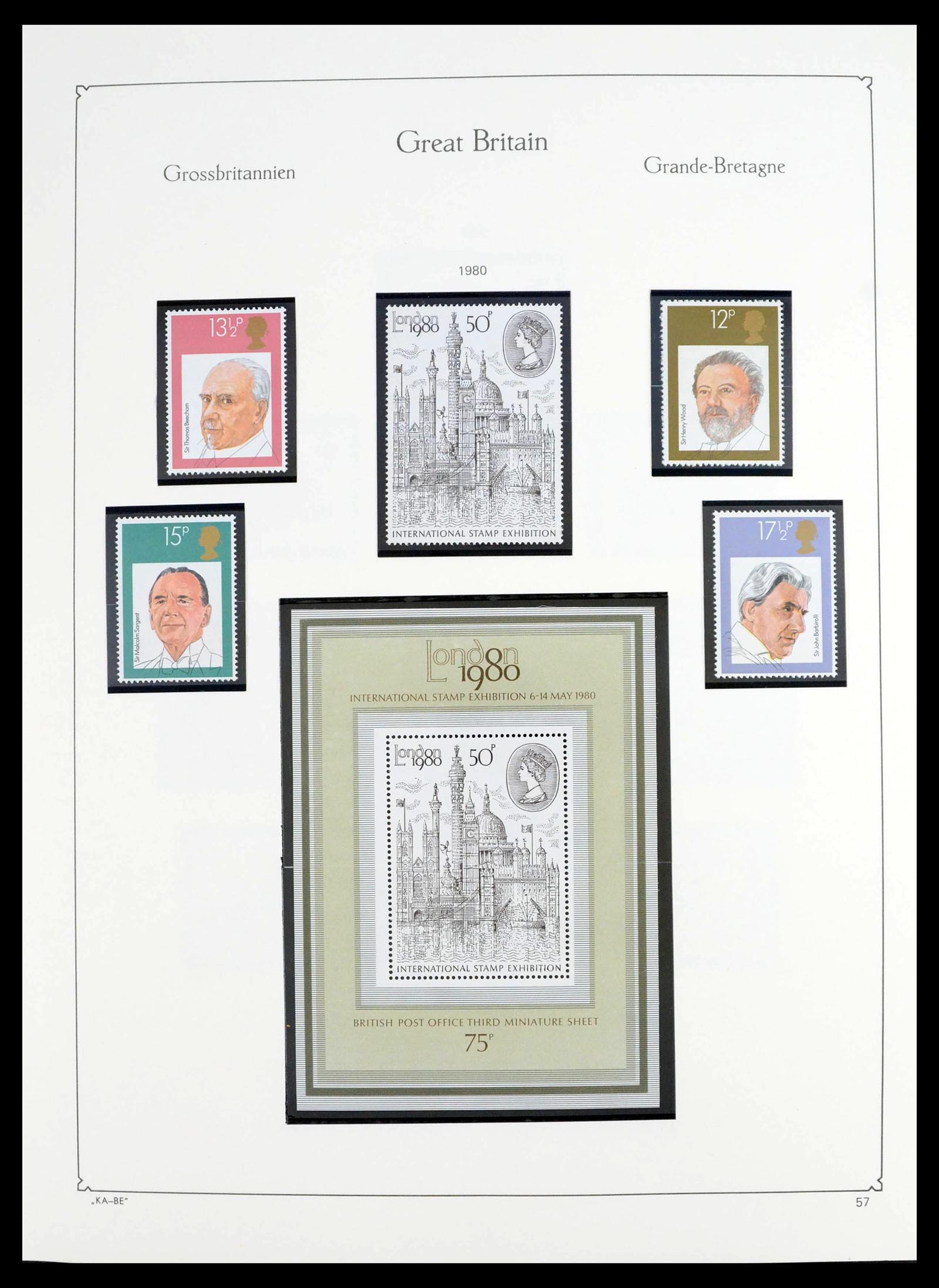 39274 0104 - Postzegelverzameling 39274 Engeland 1952-1992.