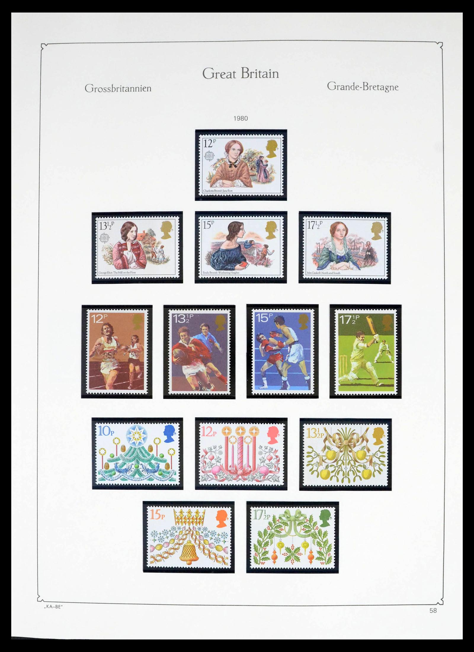 39274 0105 - Postzegelverzameling 39274 Engeland 1952-1992.