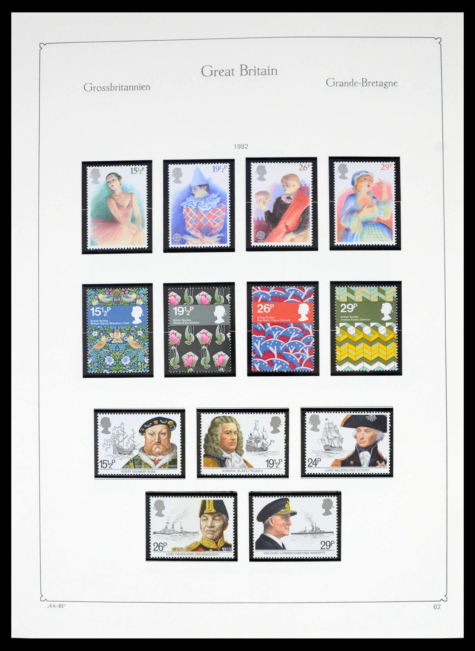39274 0109 - Postzegelverzameling 39274 Engeland 1952-1992.