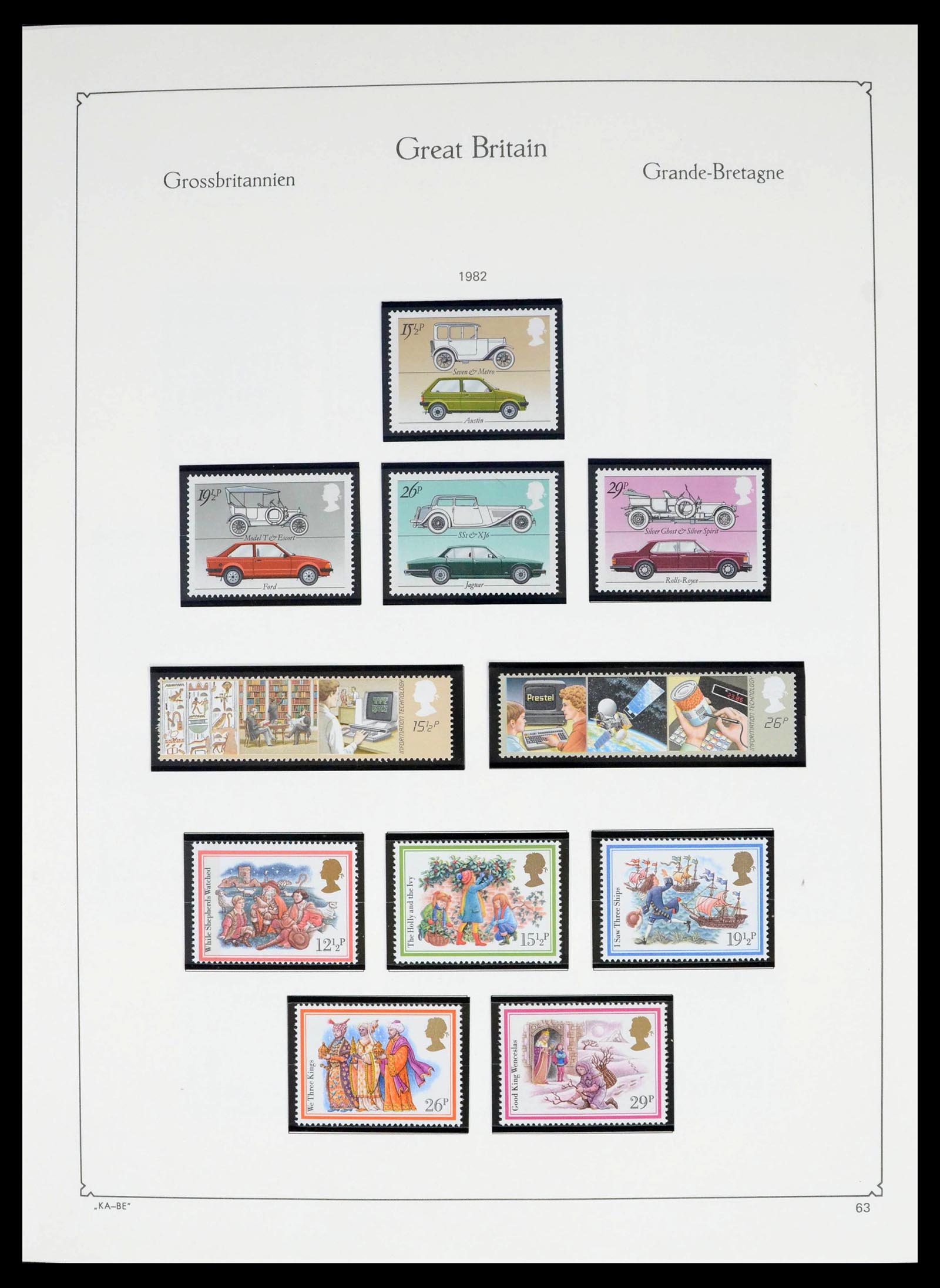 39274 0110 - Postzegelverzameling 39274 Engeland 1952-1992.