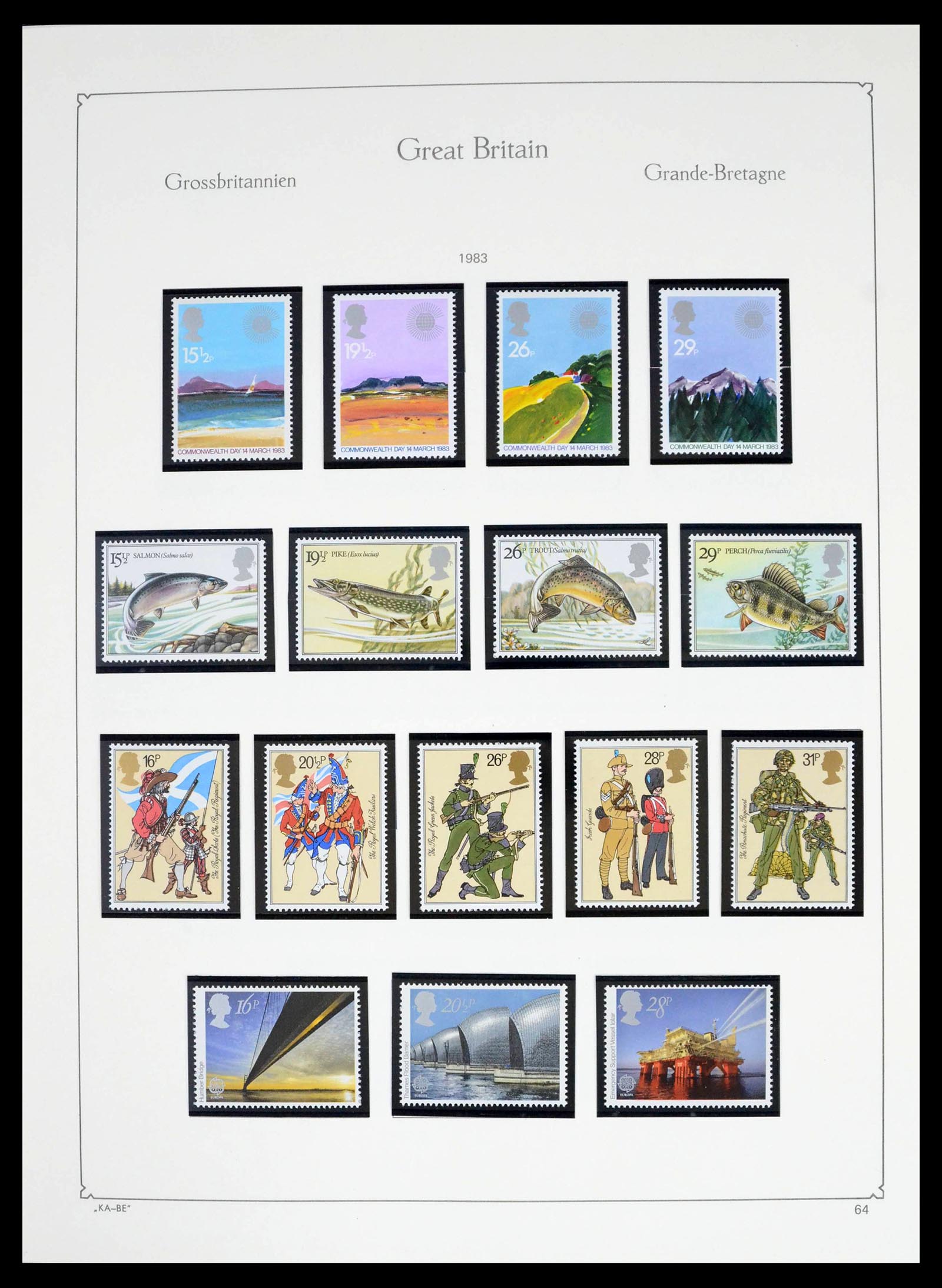 39274 0111 - Postzegelverzameling 39274 Engeland 1952-1992.