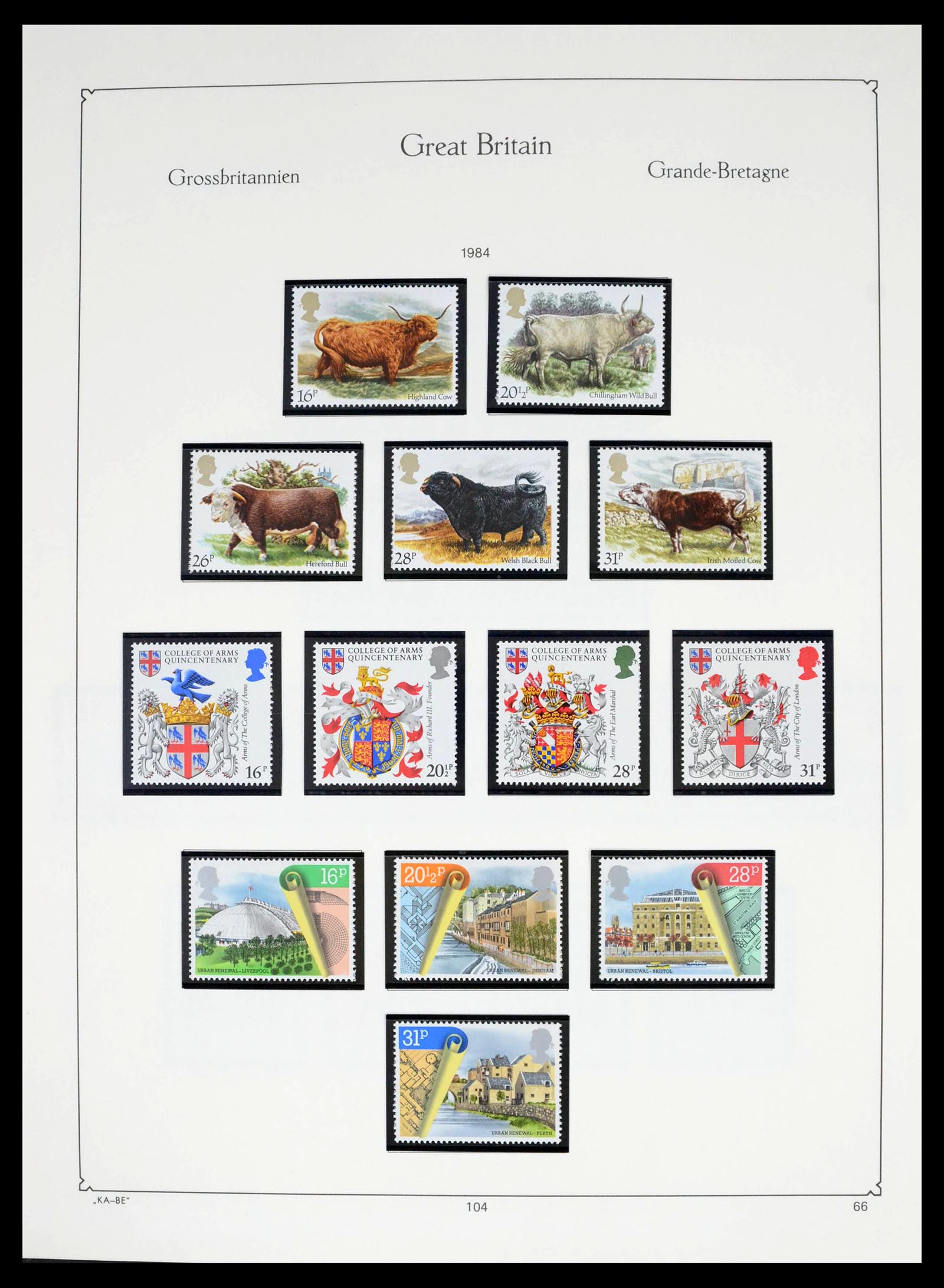 39274 0113 - Postzegelverzameling 39274 Engeland 1952-1992.