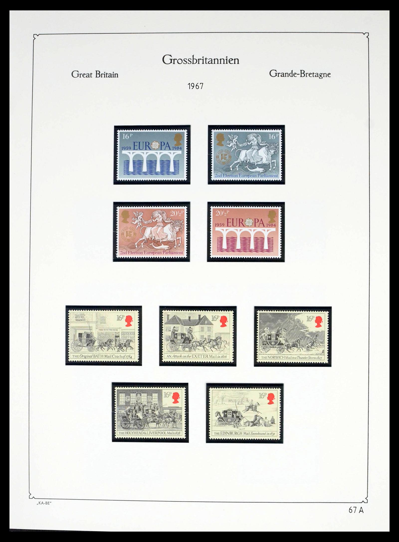 39274 0115 - Postzegelverzameling 39274 Engeland 1952-1992.