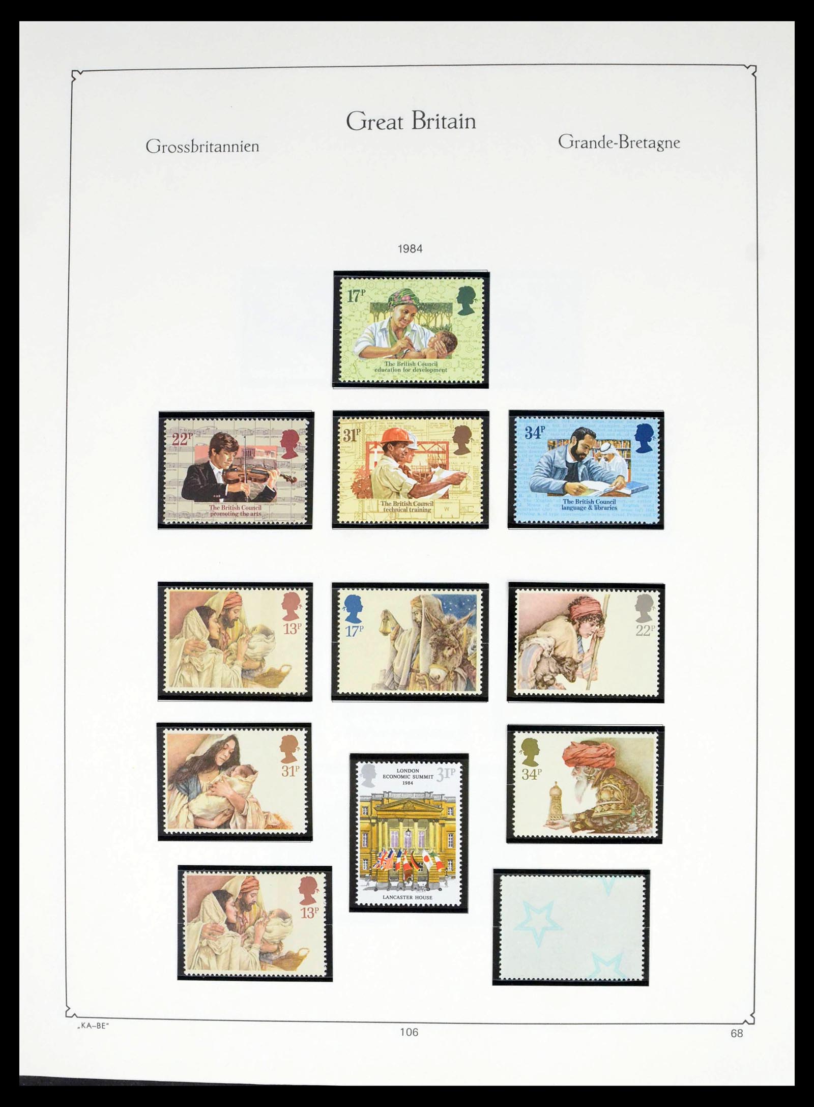 39274 0116 - Postzegelverzameling 39274 Engeland 1952-1992.