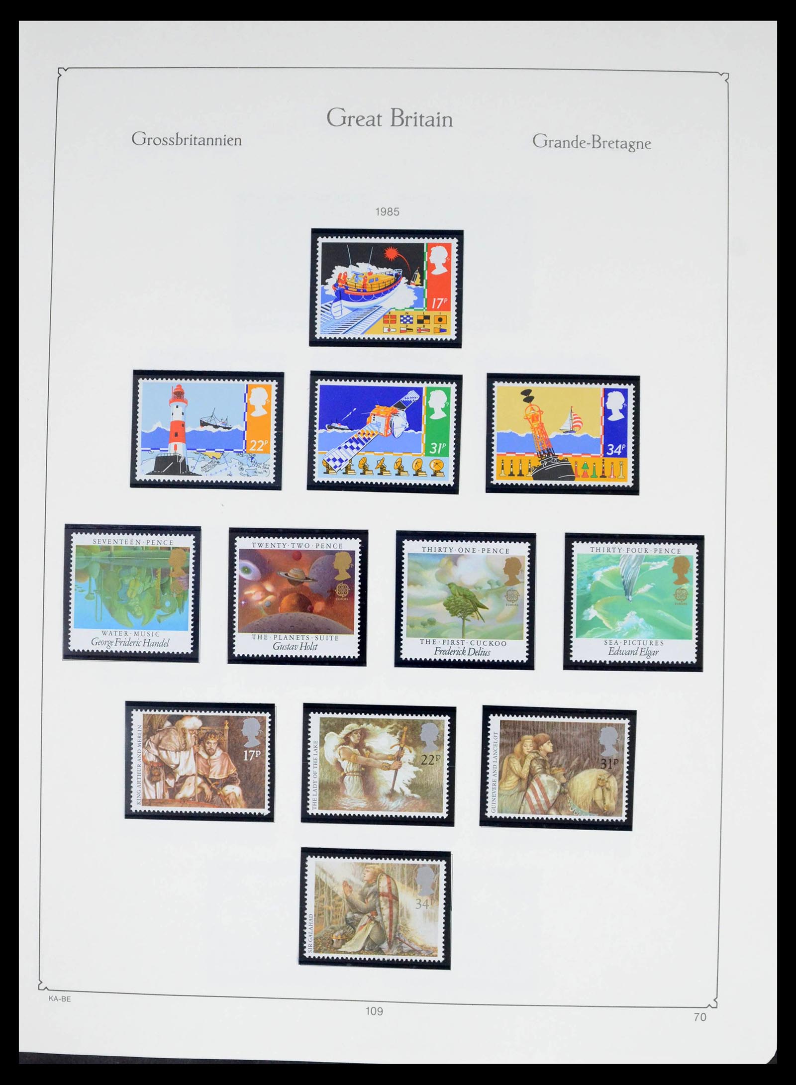 39274 0118 - Postzegelverzameling 39274 Engeland 1952-1992.