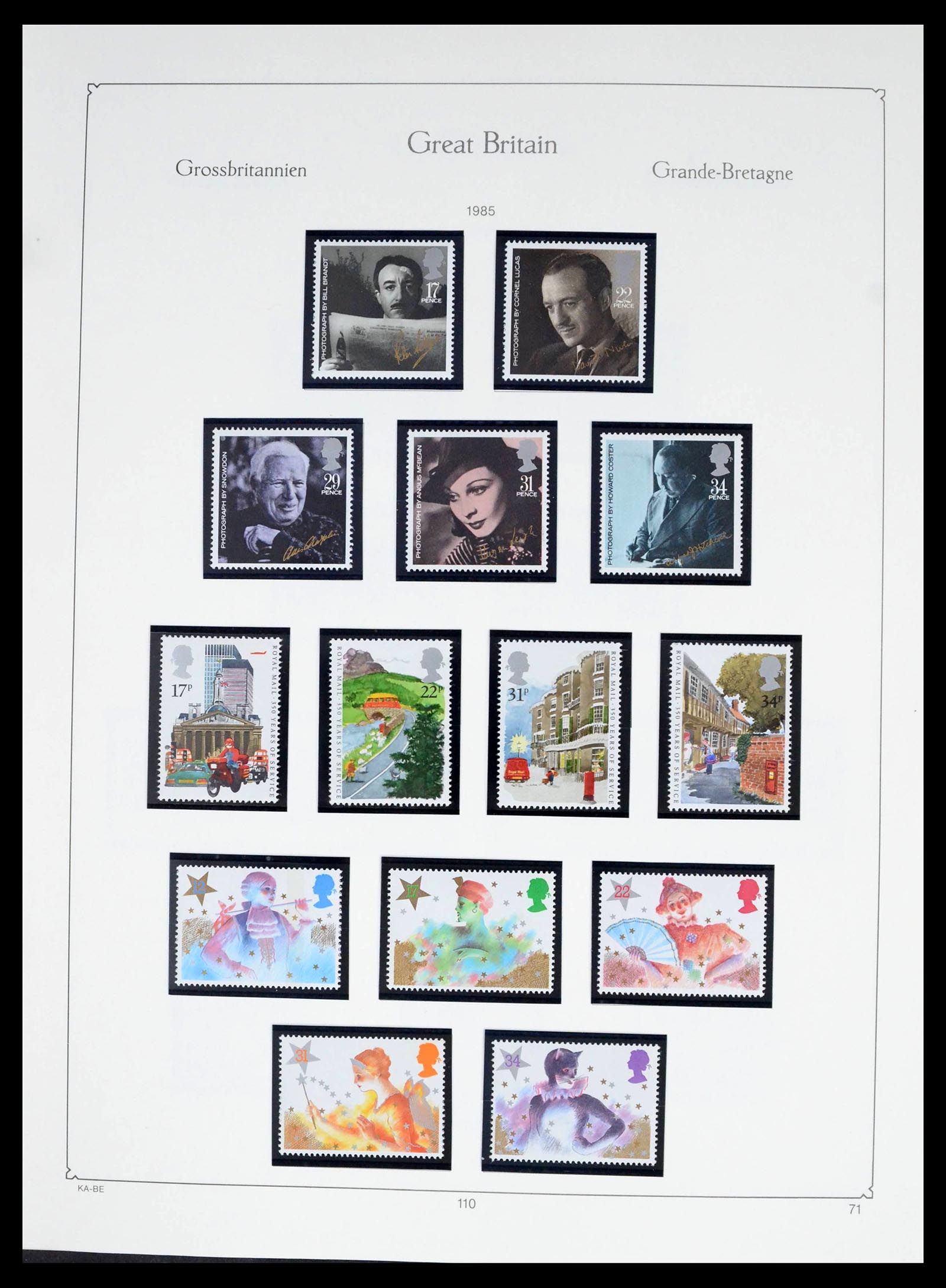 39274 0119 - Postzegelverzameling 39274 Engeland 1952-1992.