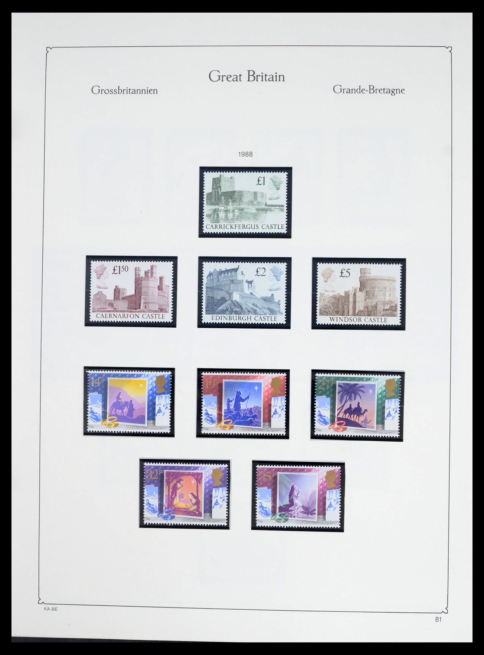 39274 0131 - Postzegelverzameling 39274 Engeland 1952-1992.