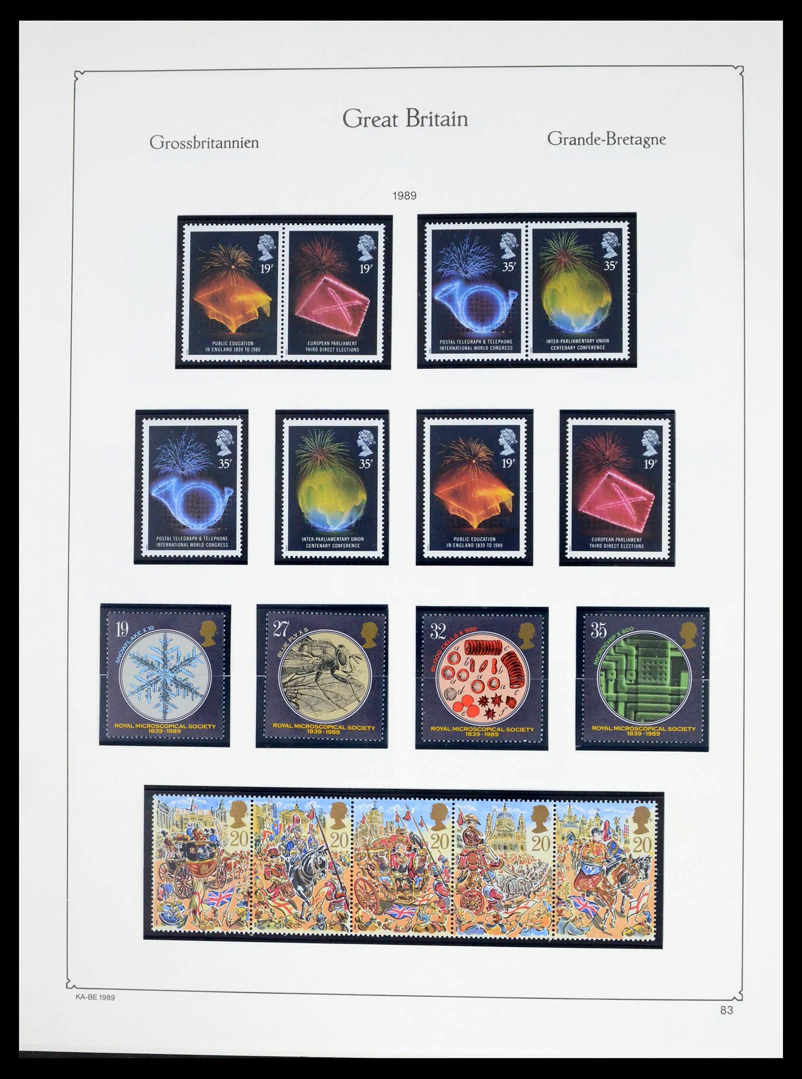 39274 0134 - Postzegelverzameling 39274 Engeland 1952-1992.