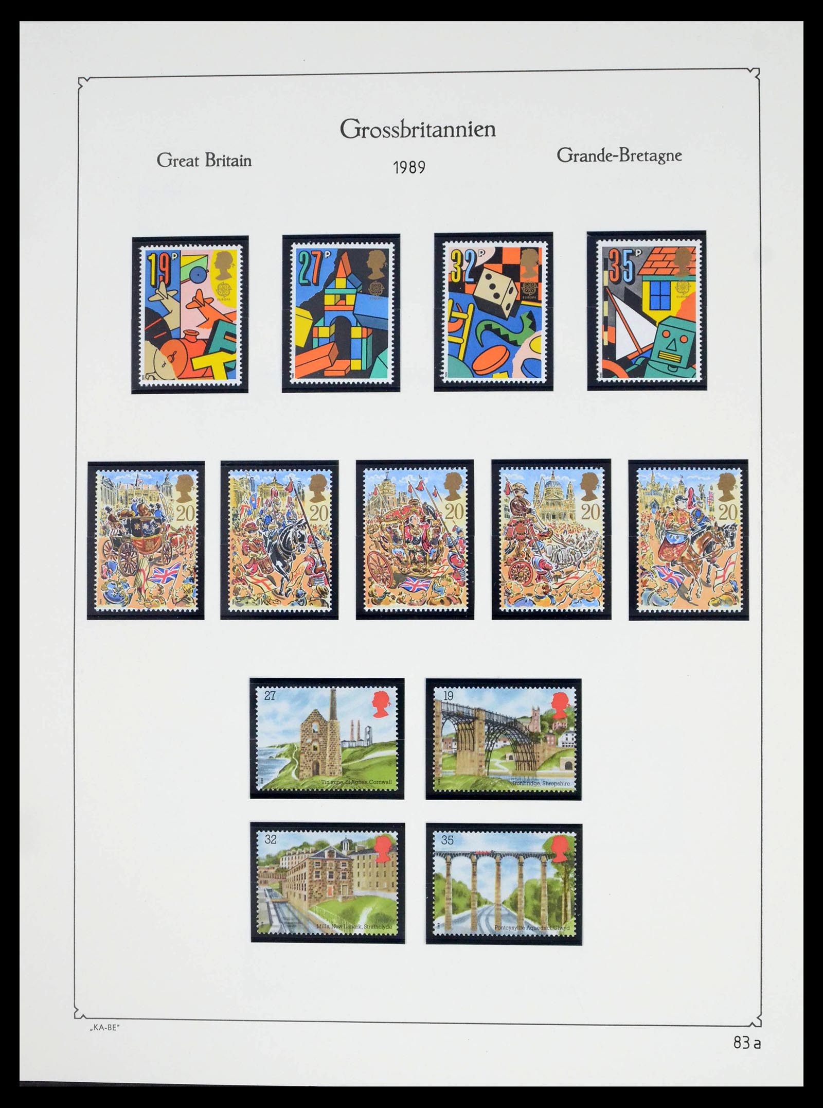 39274 0135 - Postzegelverzameling 39274 Engeland 1952-1992.