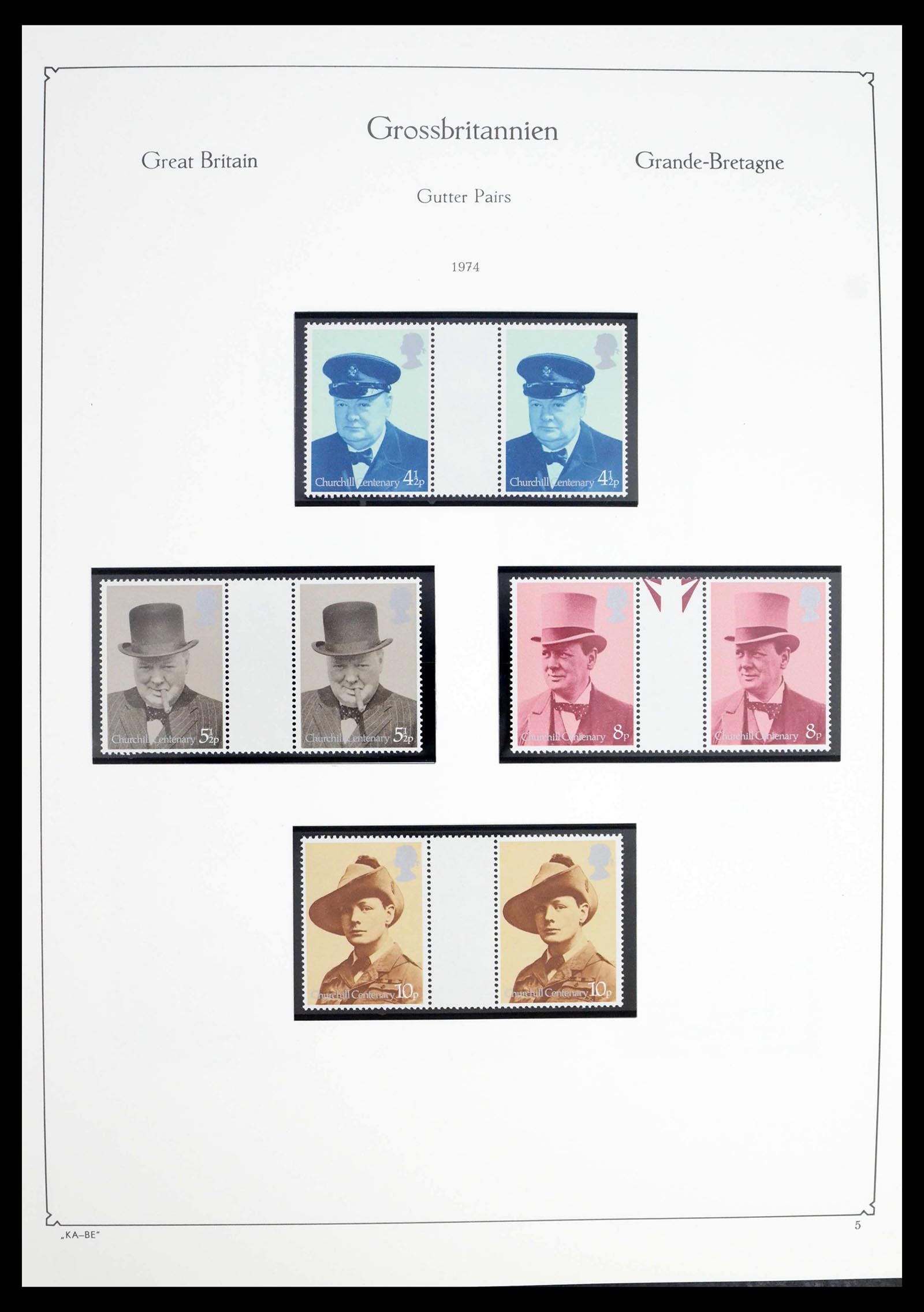 39274 0141 - Postzegelverzameling 39274 Engeland 1952-1992.