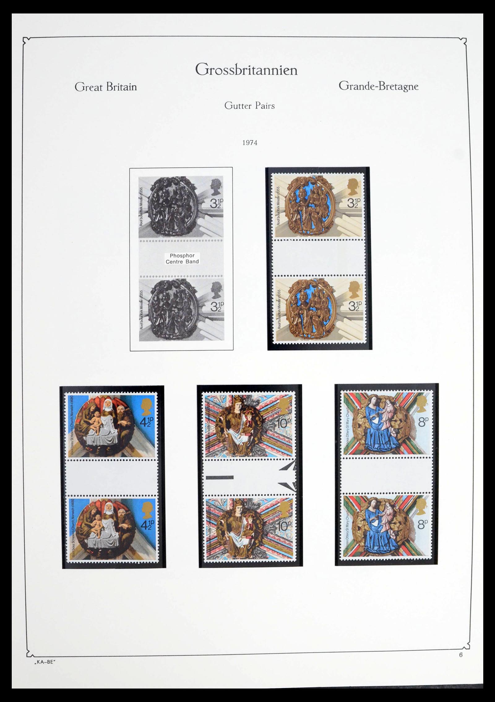 39274 0142 - Postzegelverzameling 39274 Engeland 1952-1992.