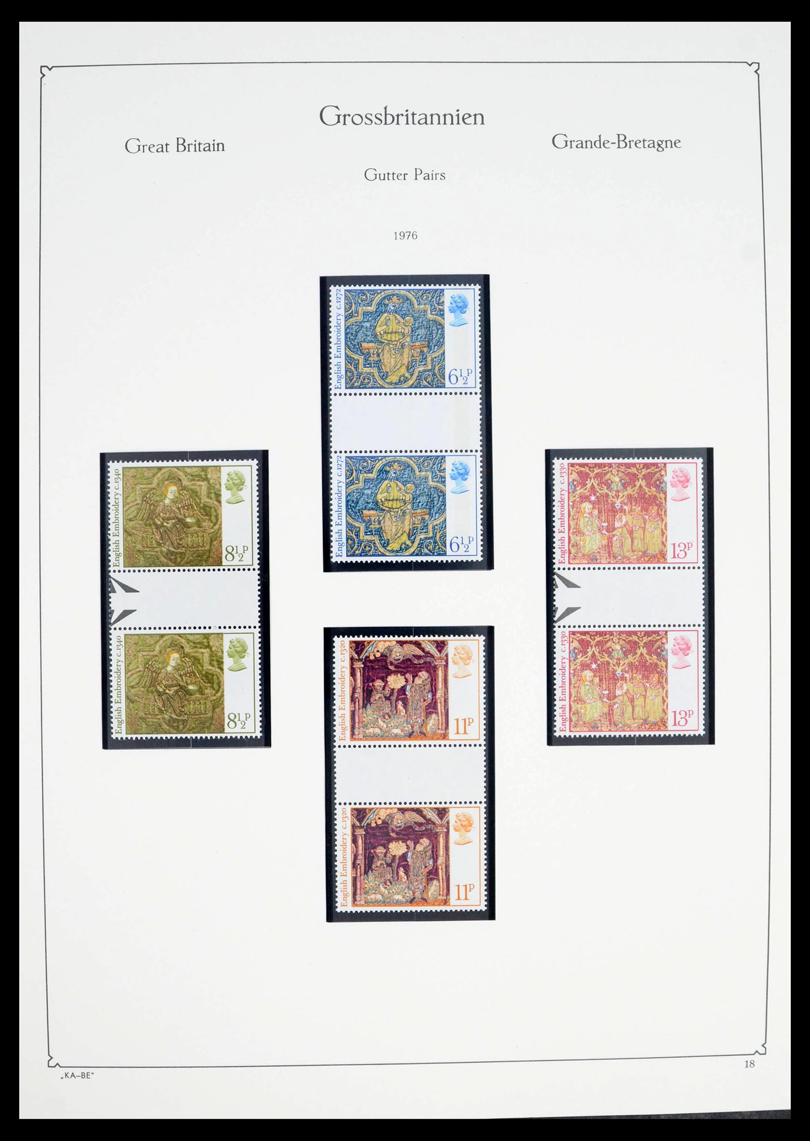 39274 0155 - Postzegelverzameling 39274 Engeland 1952-1992.