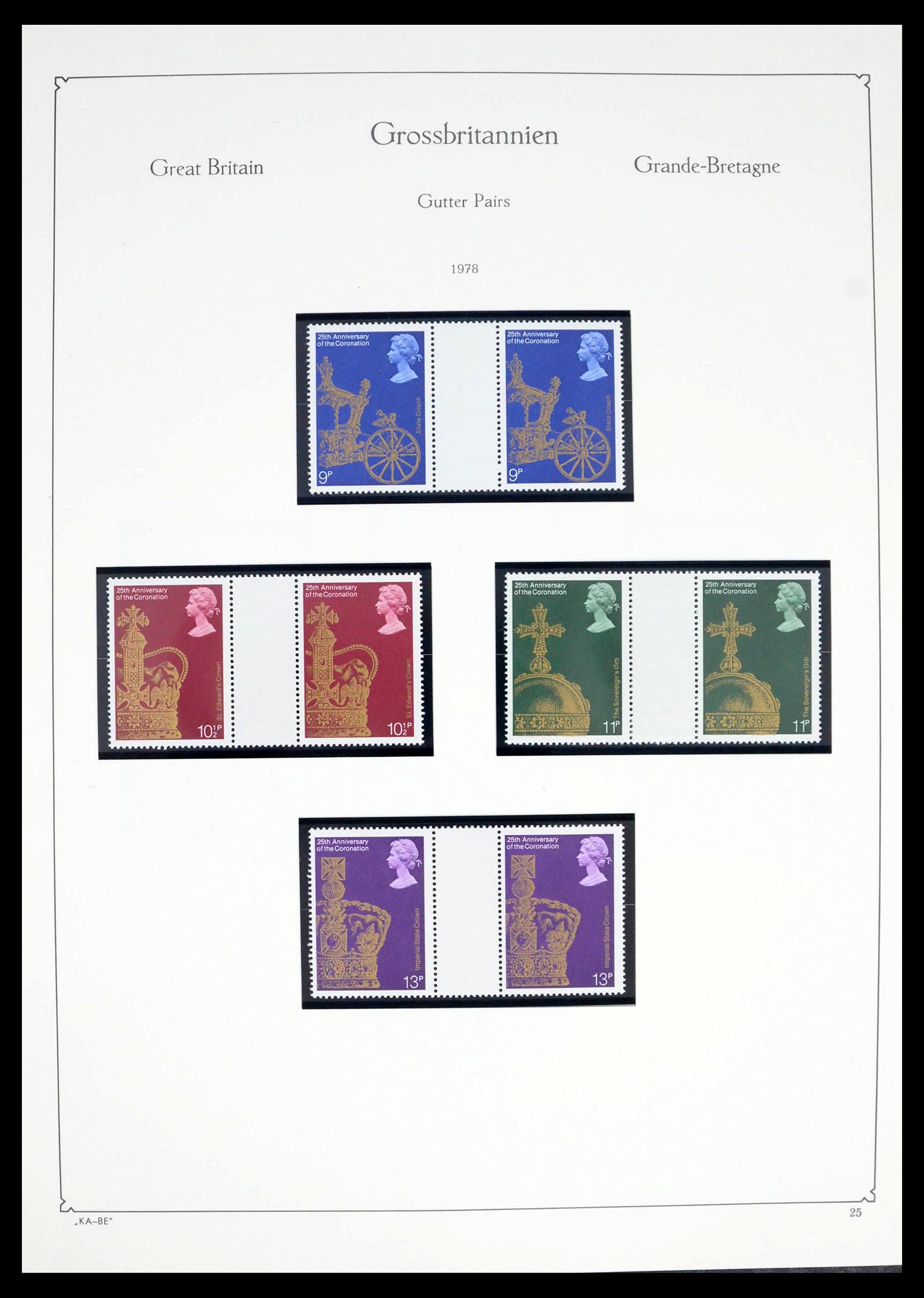 39274 0162 - Postzegelverzameling 39274 Engeland 1952-1992.
