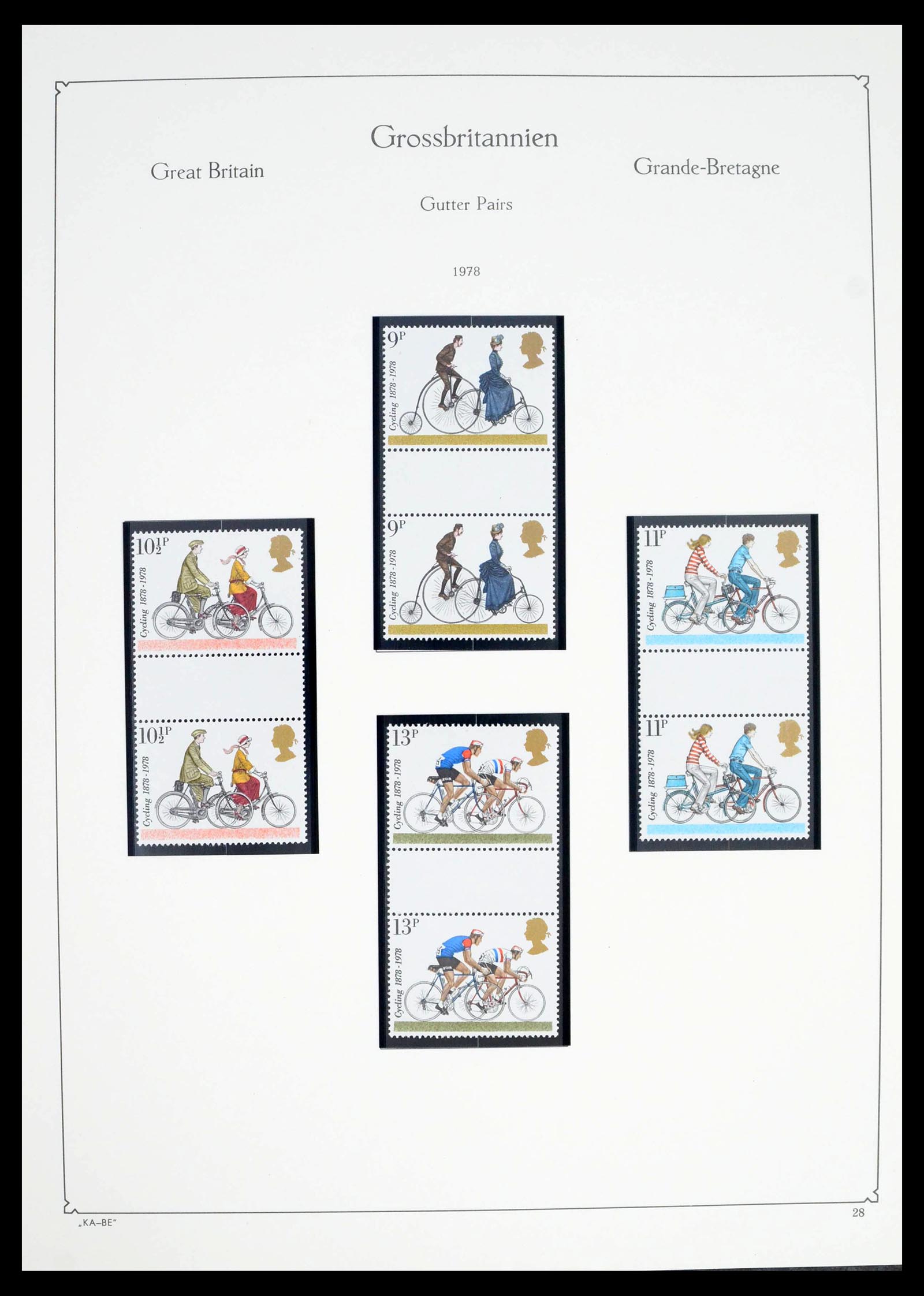 39274 0165 - Postzegelverzameling 39274 Engeland 1952-1992.