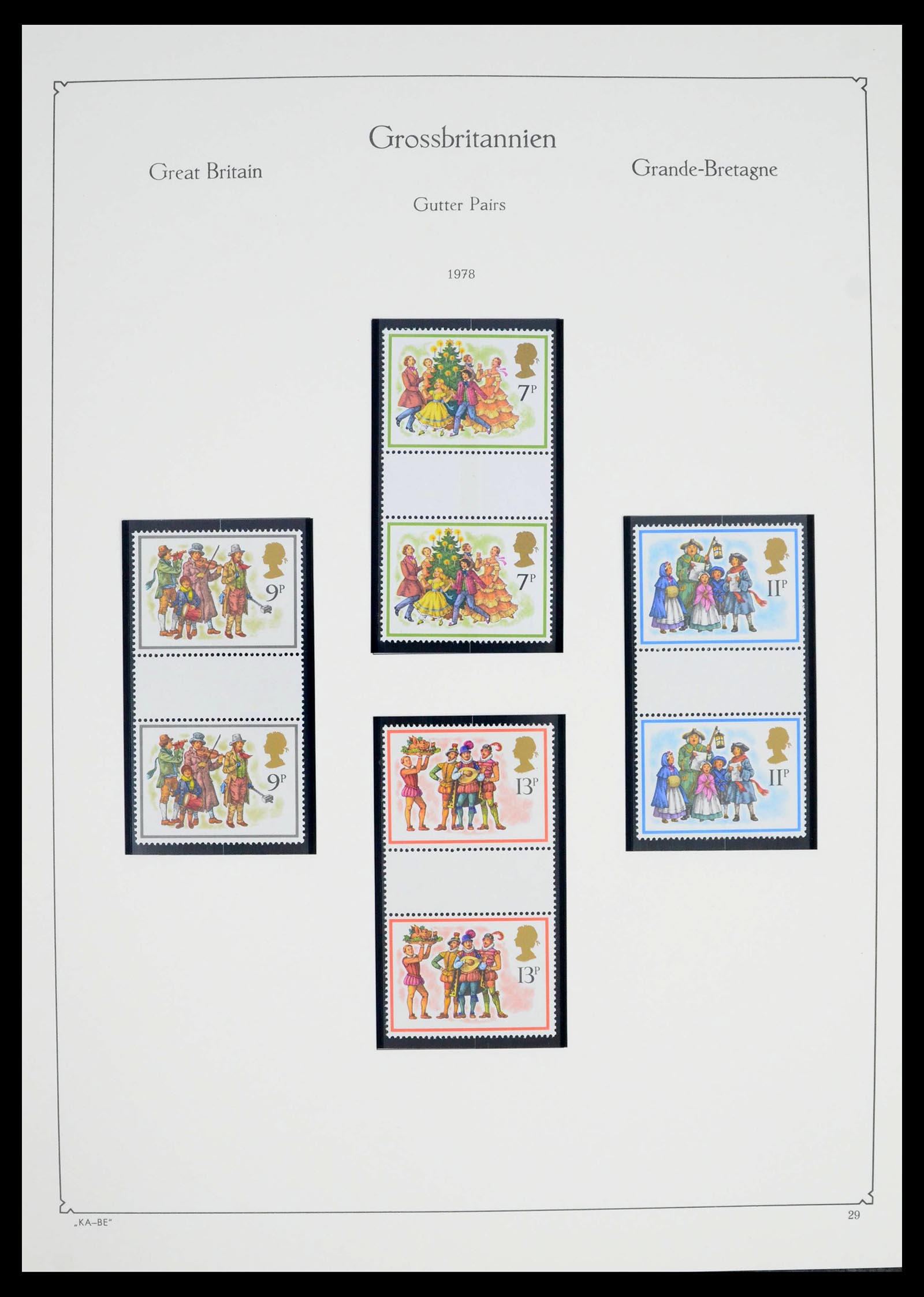 39274 0166 - Postzegelverzameling 39274 Engeland 1952-1992.