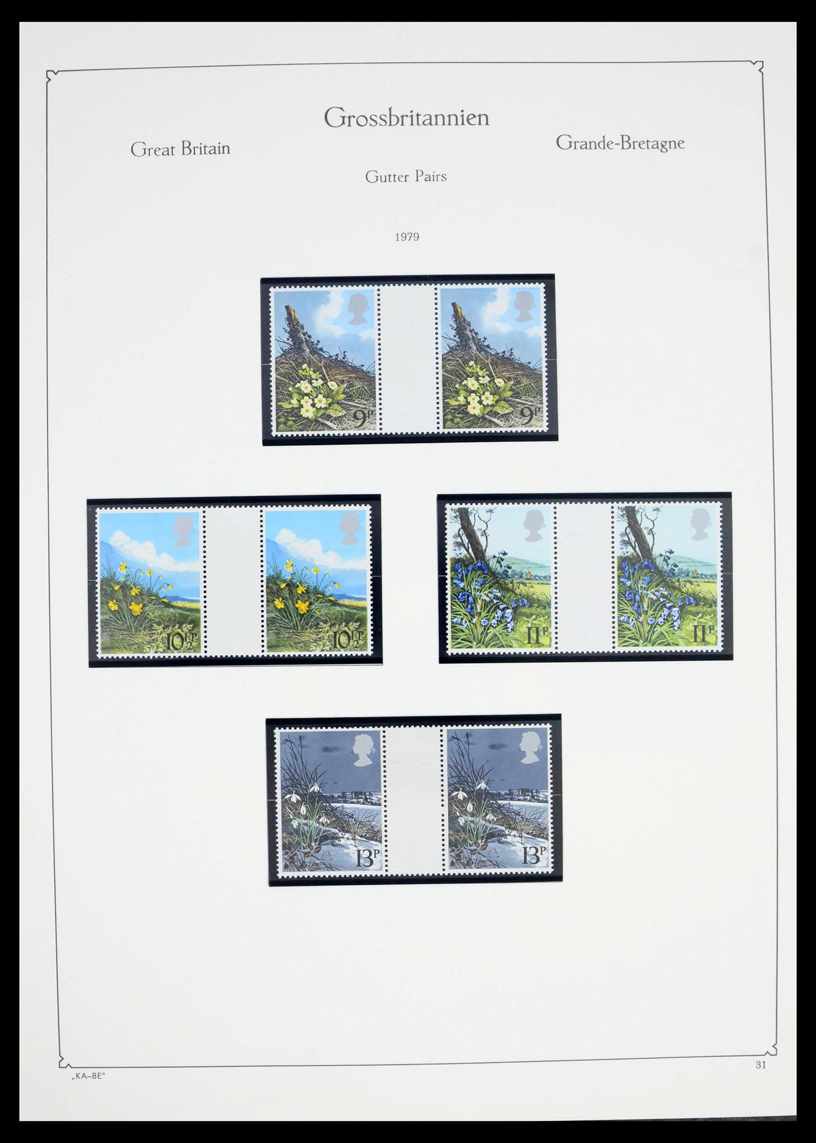 39274 0168 - Postzegelverzameling 39274 Engeland 1952-1992.