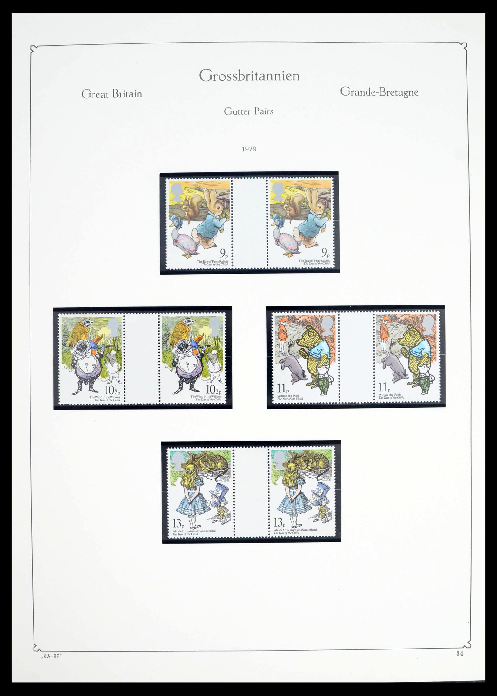 39274 0171 - Postzegelverzameling 39274 Engeland 1952-1992.