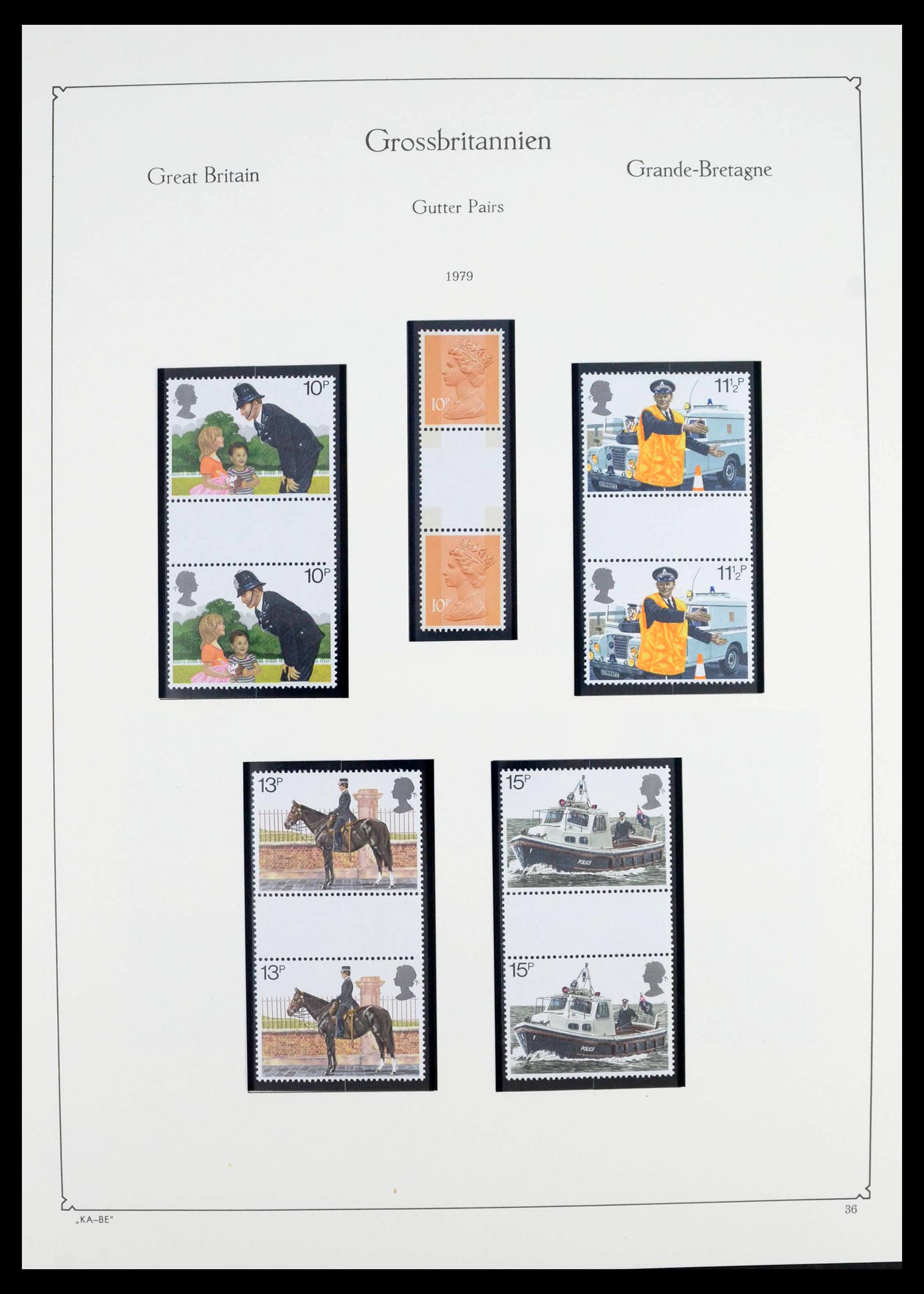 39274 0173 - Postzegelverzameling 39274 Engeland 1952-1992.