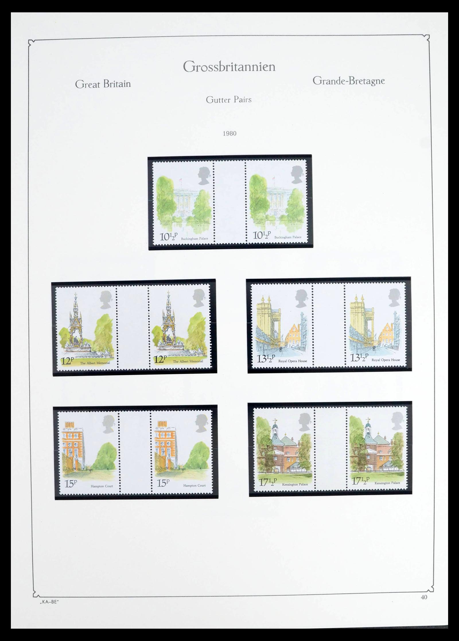 39274 0177 - Postzegelverzameling 39274 Engeland 1952-1992.