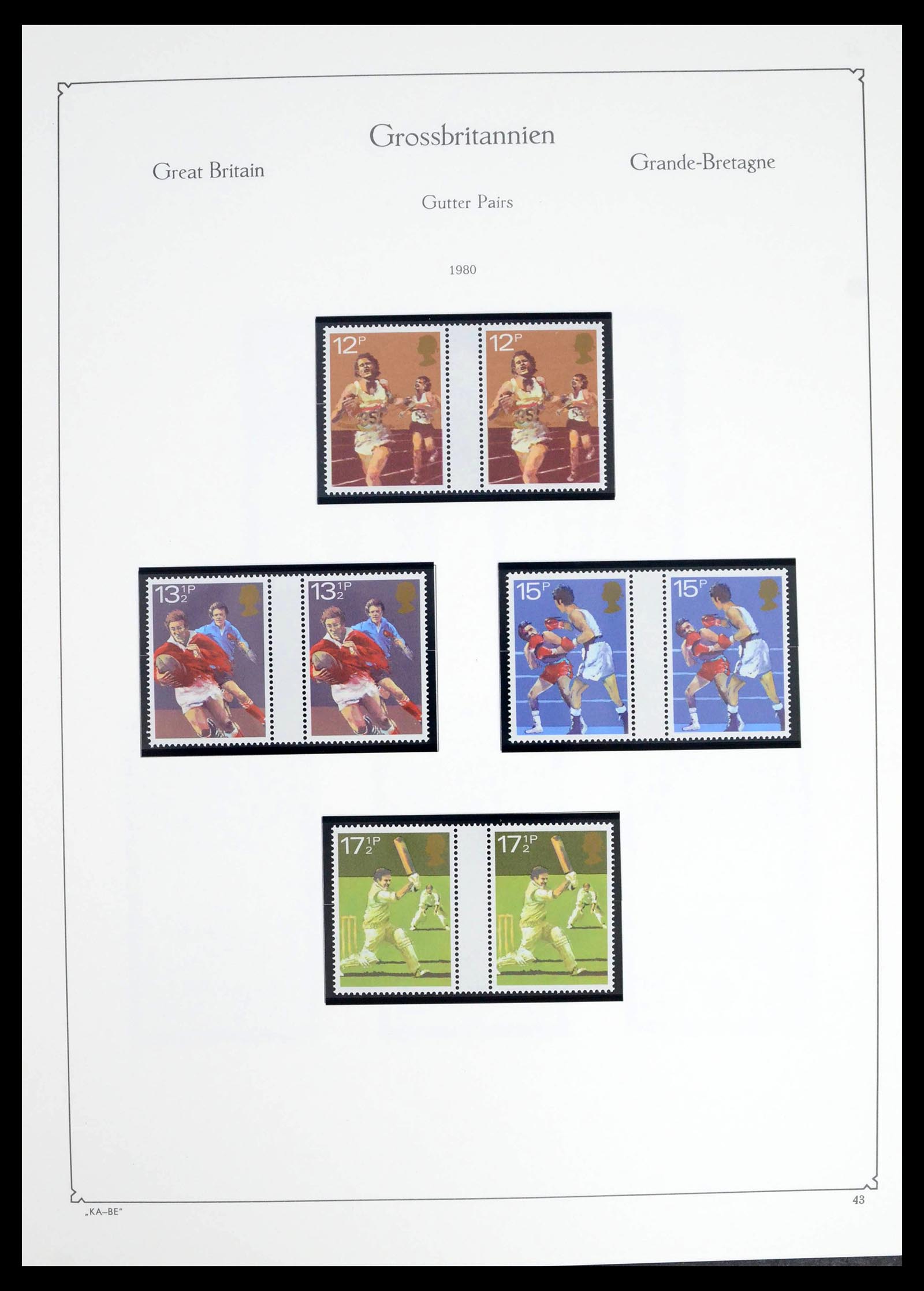 39274 0180 - Postzegelverzameling 39274 Engeland 1952-1992.