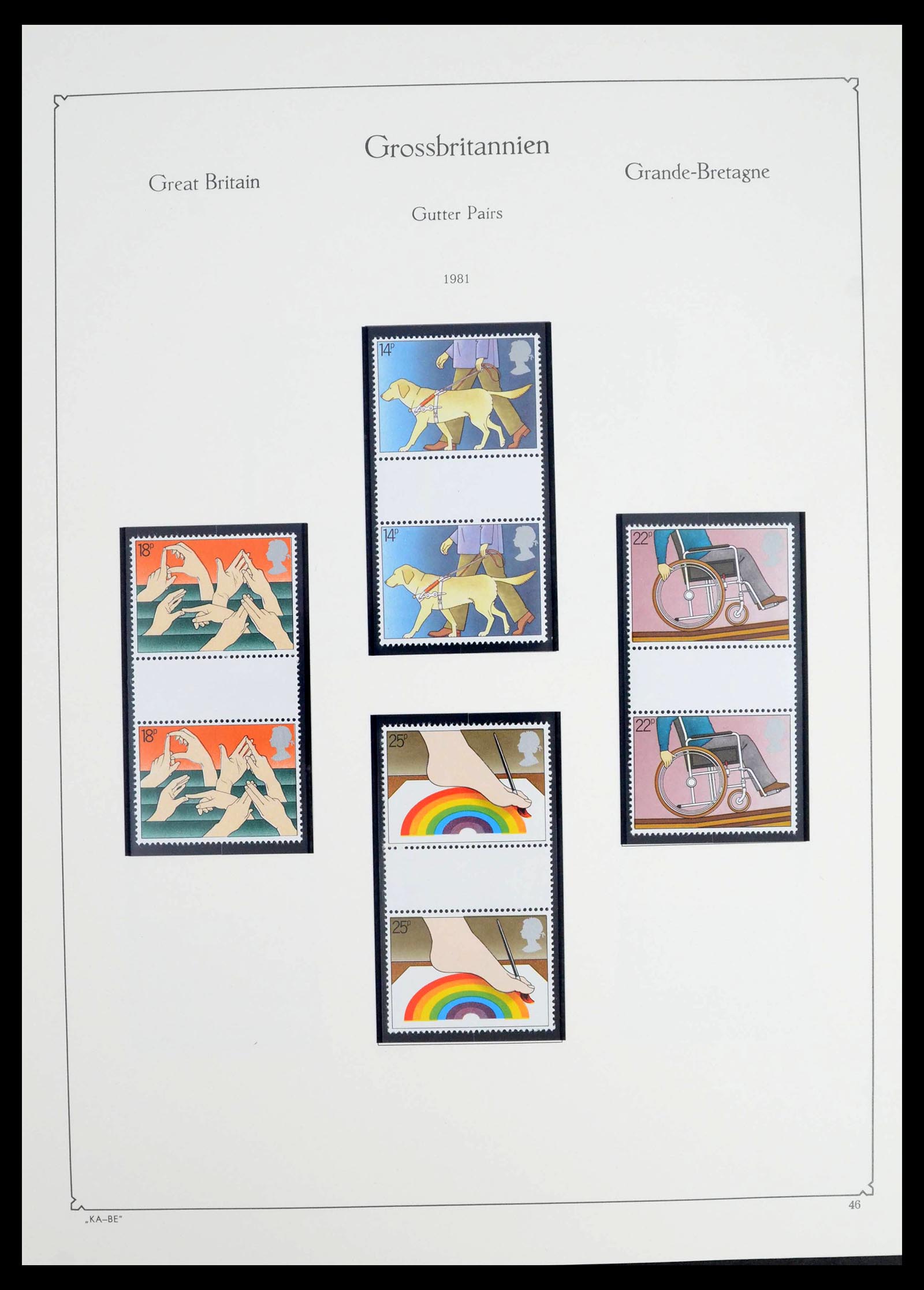 39274 0183 - Postzegelverzameling 39274 Engeland 1952-1992.