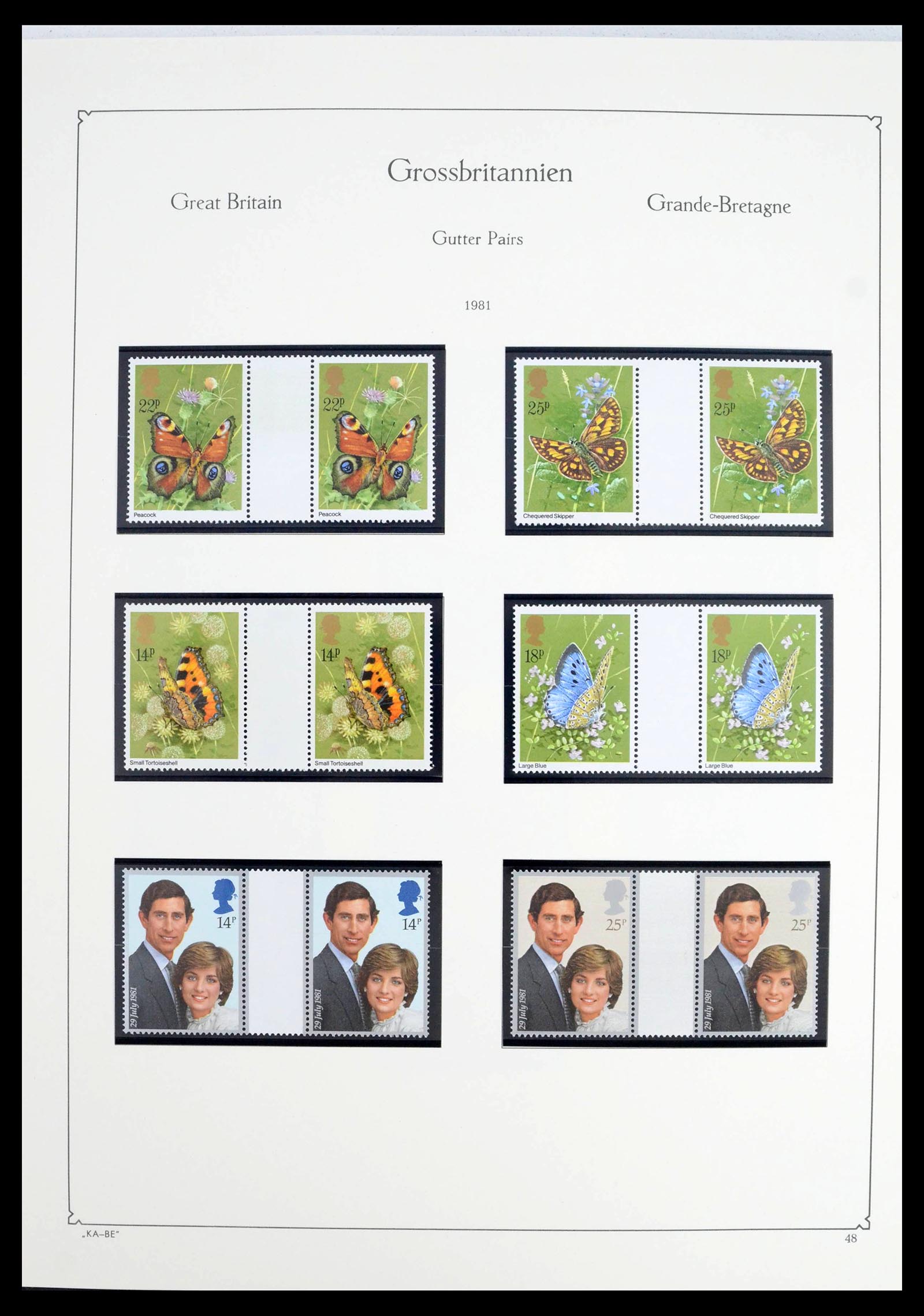 39274 0185 - Postzegelverzameling 39274 Engeland 1952-1992.