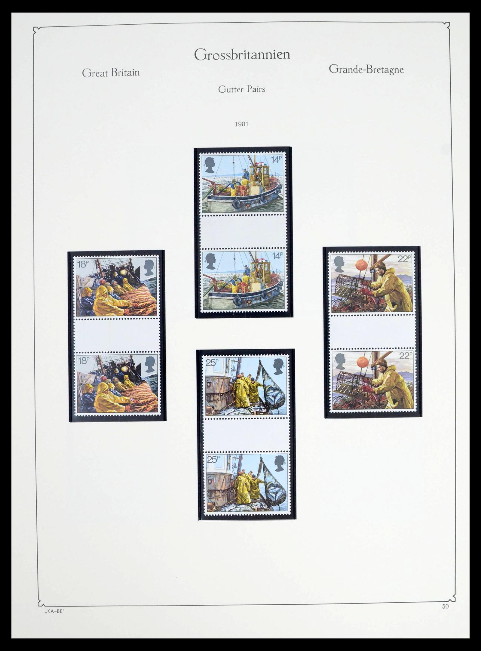 39274 0187 - Postzegelverzameling 39274 Engeland 1952-1992.