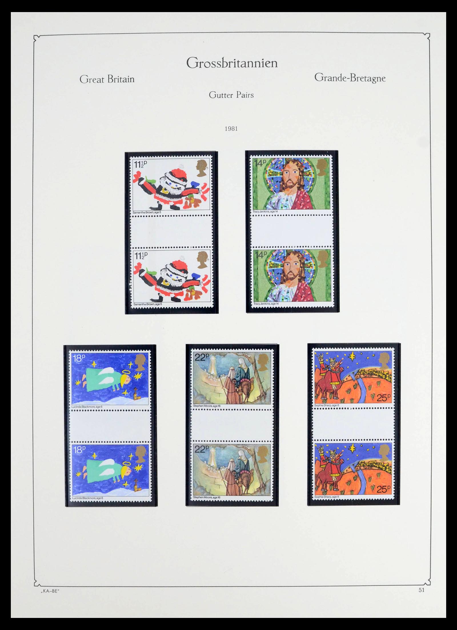 39274 0188 - Postzegelverzameling 39274 Engeland 1952-1992.