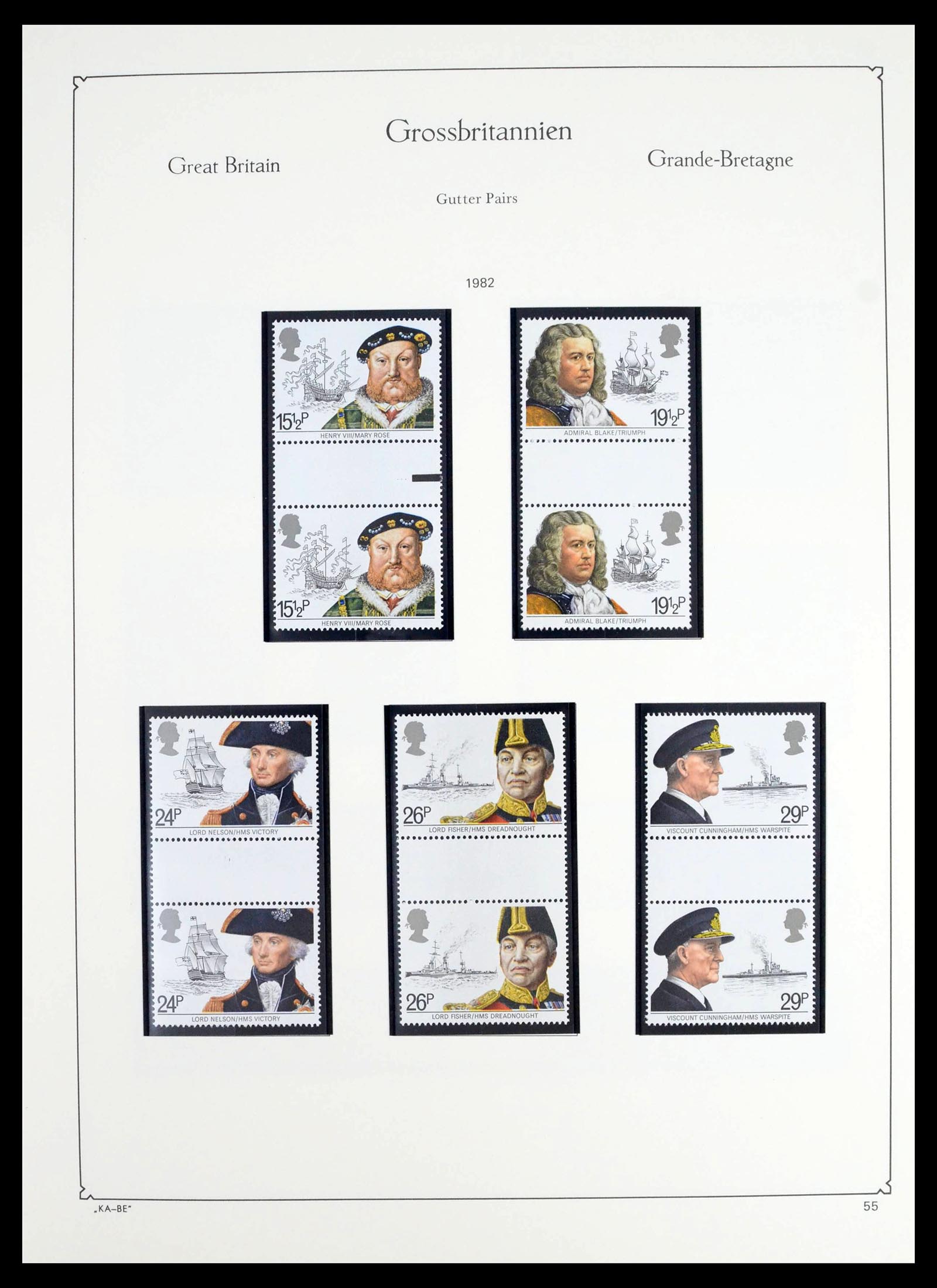 39274 0192 - Postzegelverzameling 39274 Engeland 1952-1992.