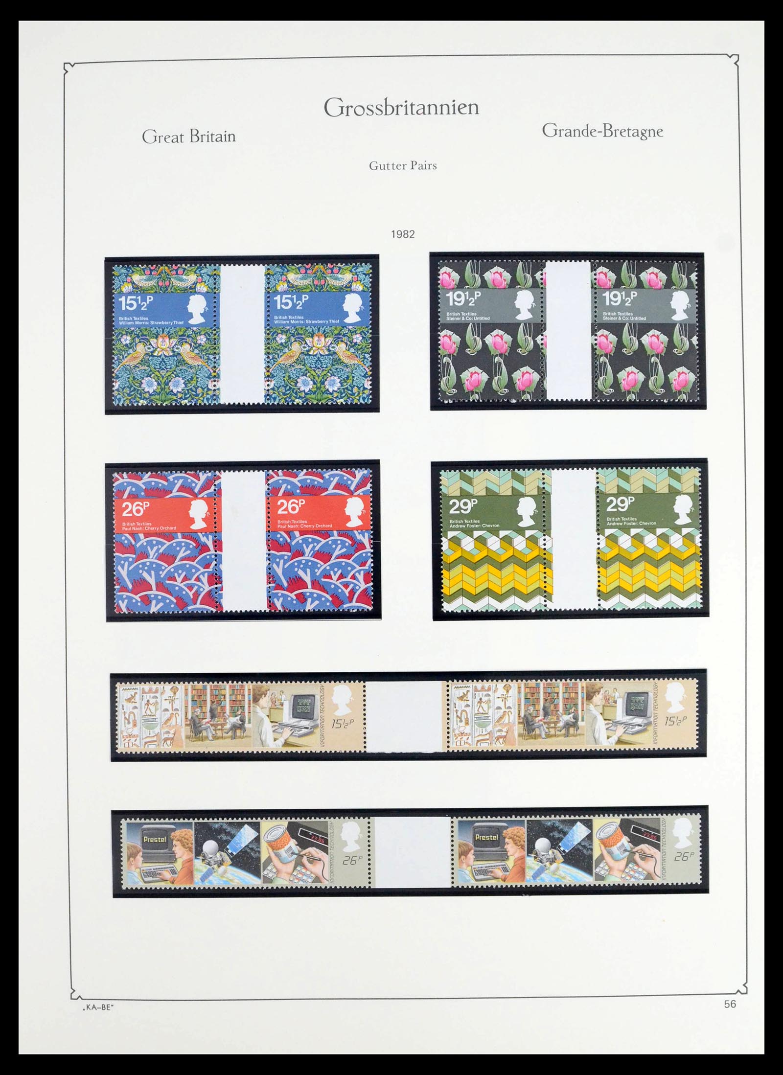 39274 0193 - Postzegelverzameling 39274 Engeland 1952-1992.