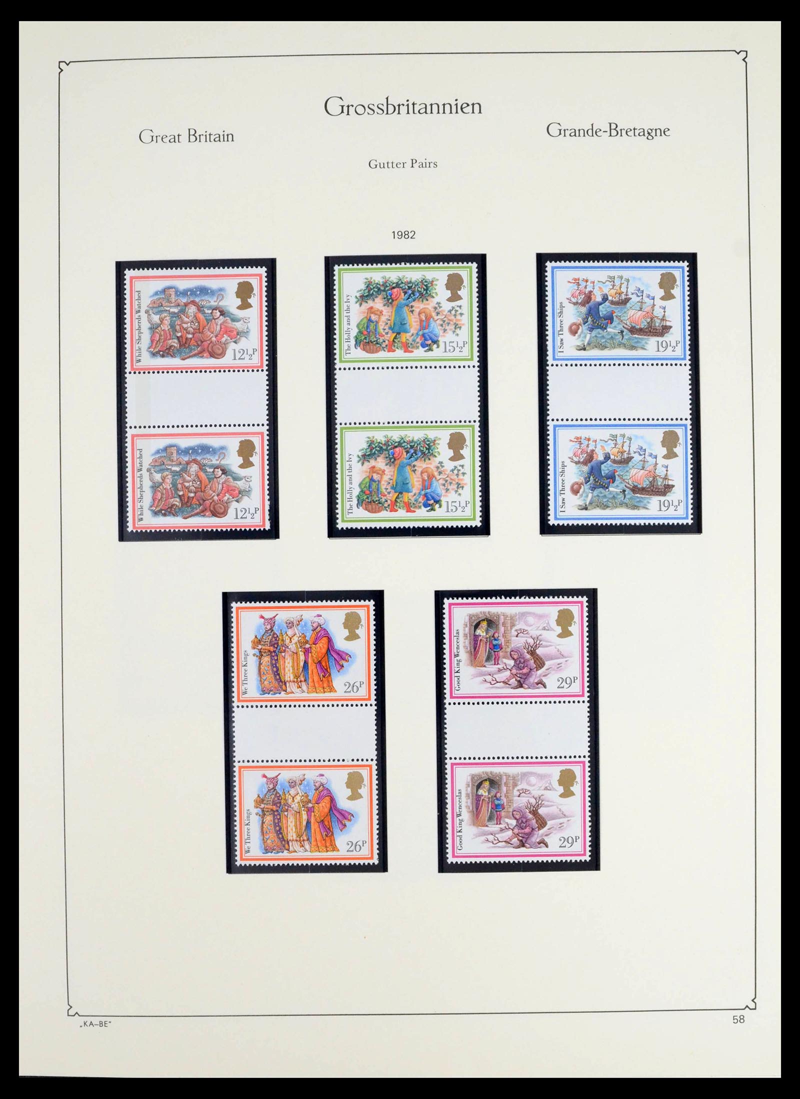 39274 0195 - Postzegelverzameling 39274 Engeland 1952-1992.