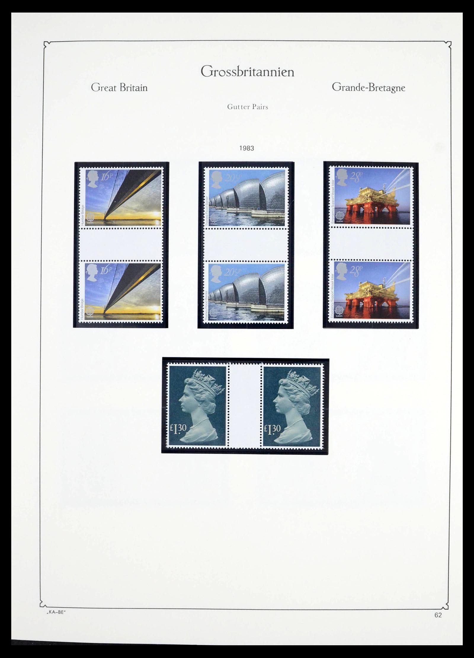 39274 0198 - Postzegelverzameling 39274 Engeland 1952-1992.