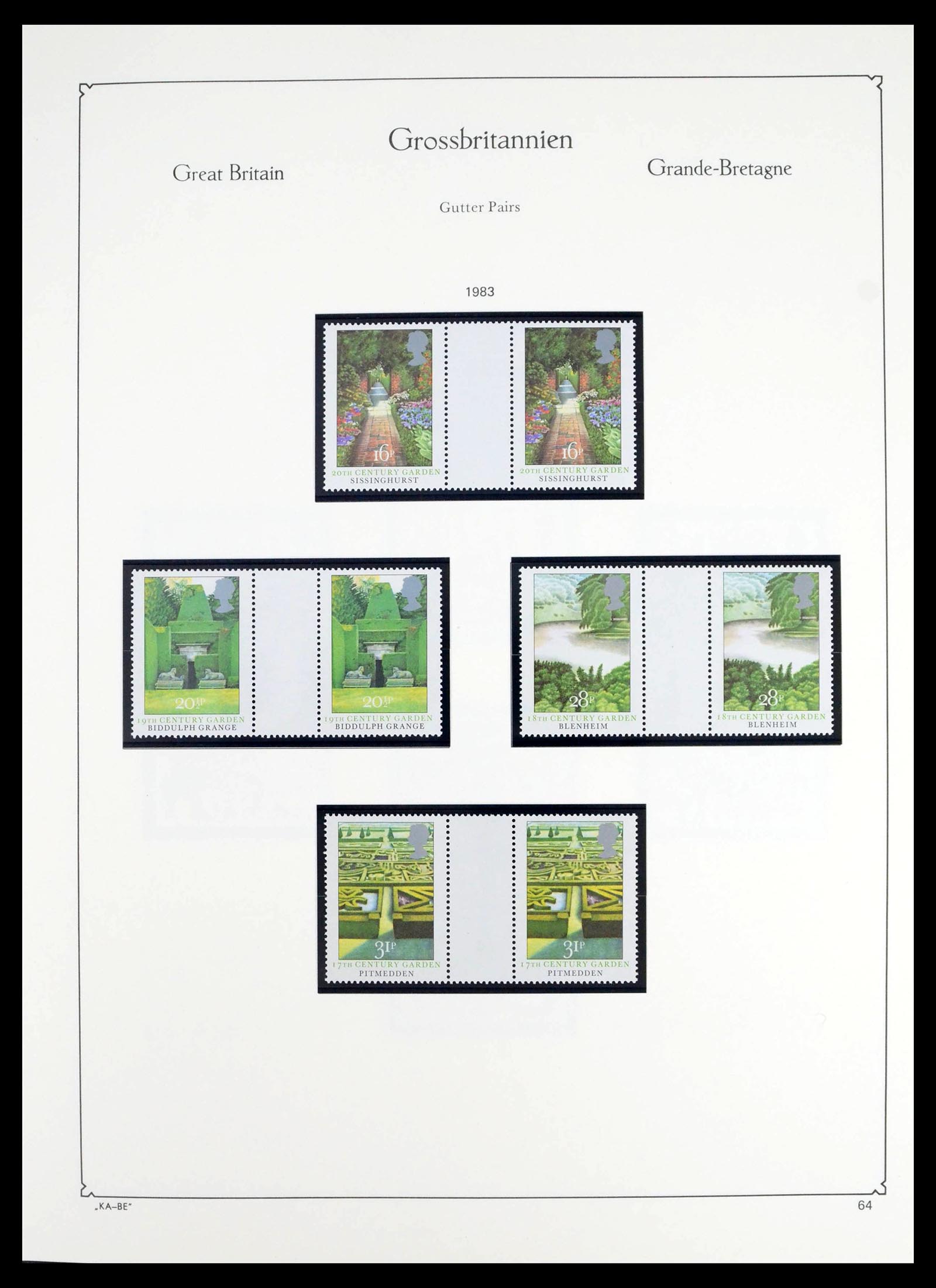 39274 0200 - Postzegelverzameling 39274 Engeland 1952-1992.